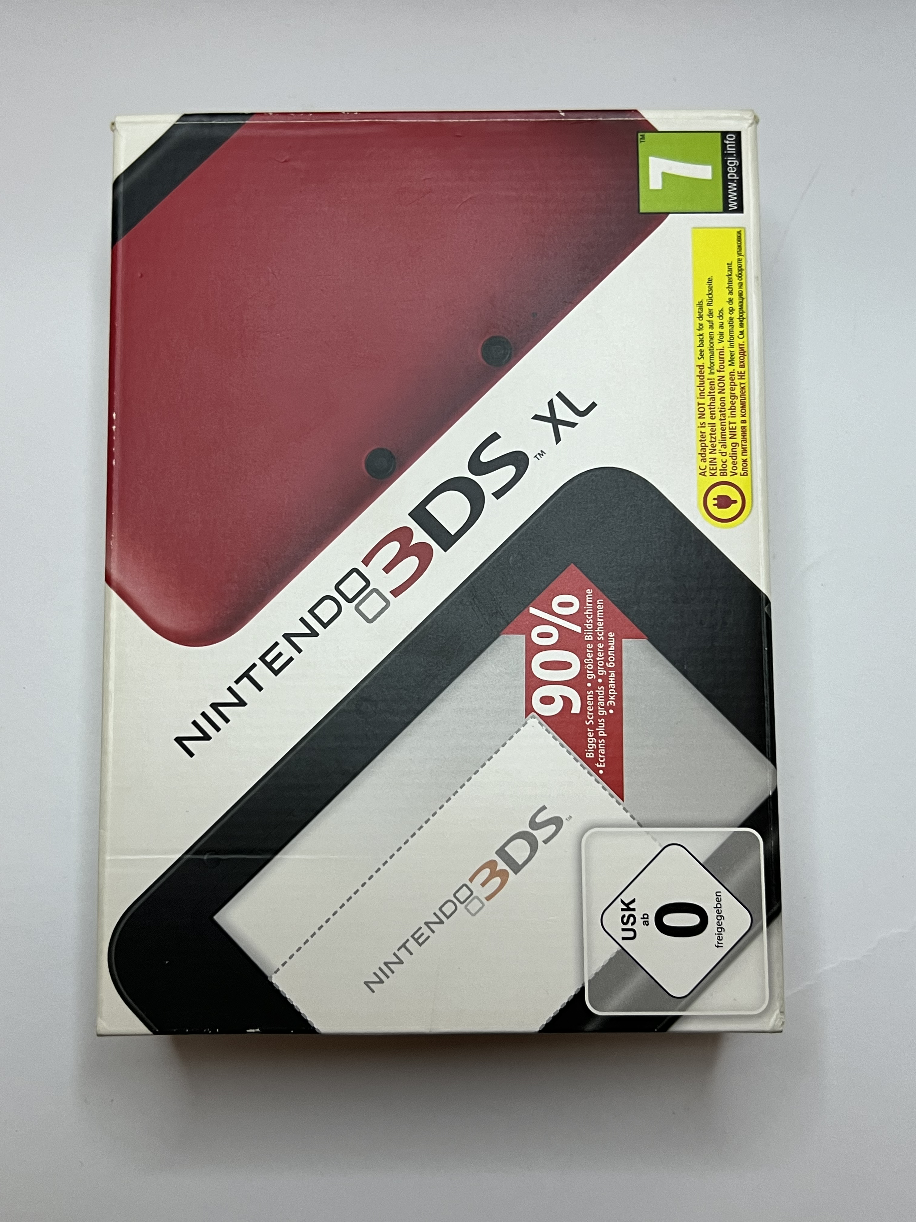 Nintendo 3DS XL Konsole rot CIB mit OVP, 128GB, Pokemon Bank, Poke Mover & vielen Extras