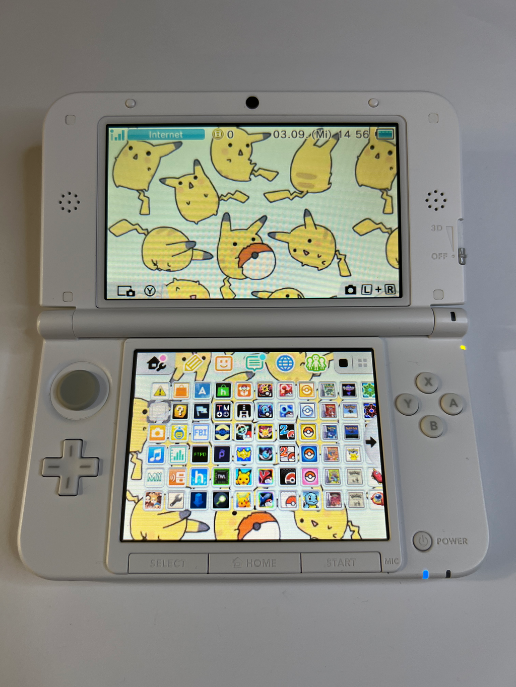 Nintendo 3DS XL Konsole in weiss mit 128GB, Pokemon Bank, Poke Mover & vielen Extras