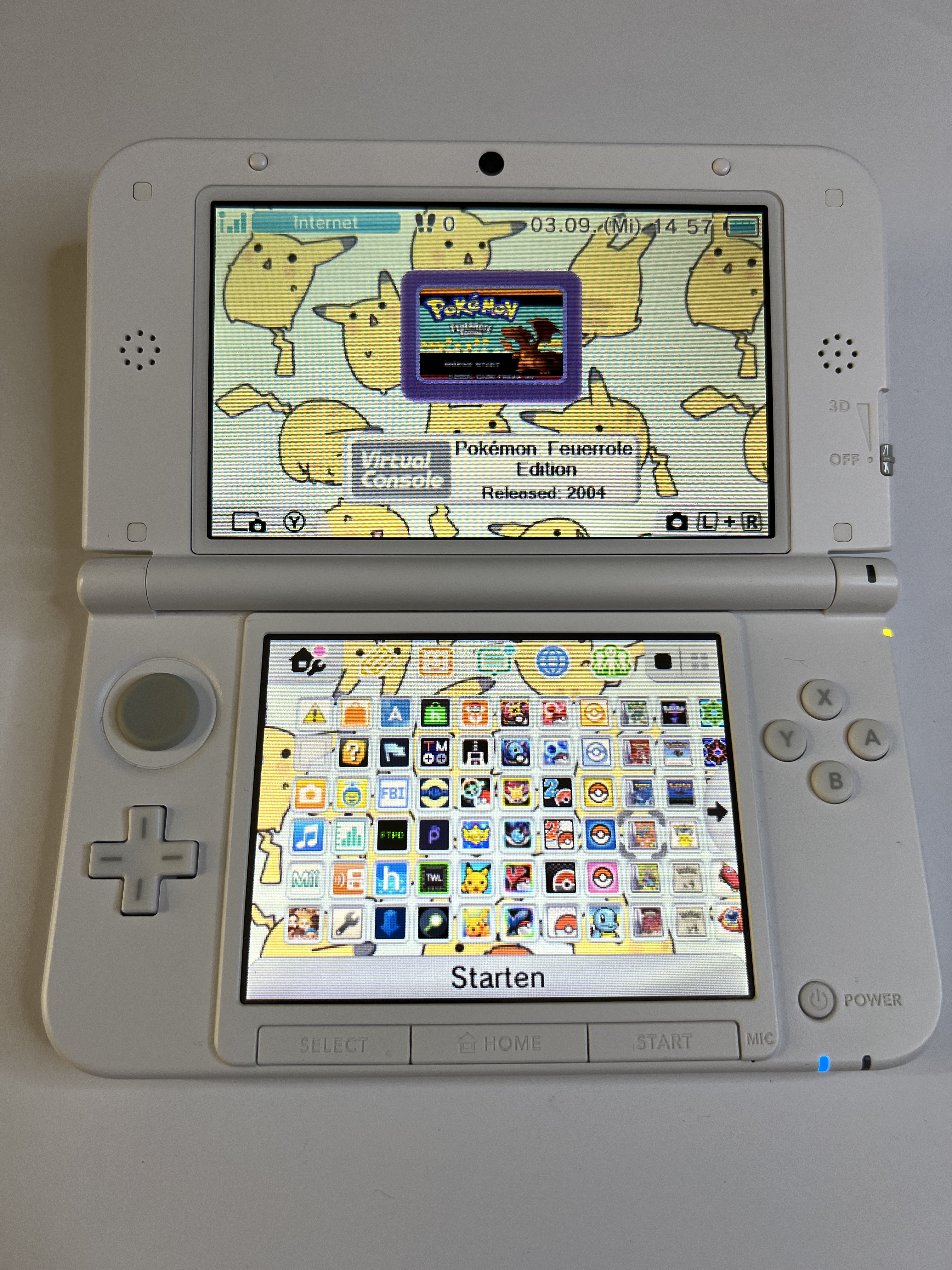 Nintendo 3DS XL Konsole in weiss mit 128GB, Pokemon Bank, Poke Mover & vielen Extras