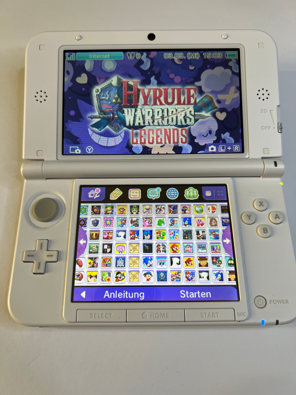 Nintendo 3DS XL Konsole weiß mit 128GB, Pokemon Bank, Poke Mover & vielen Extras