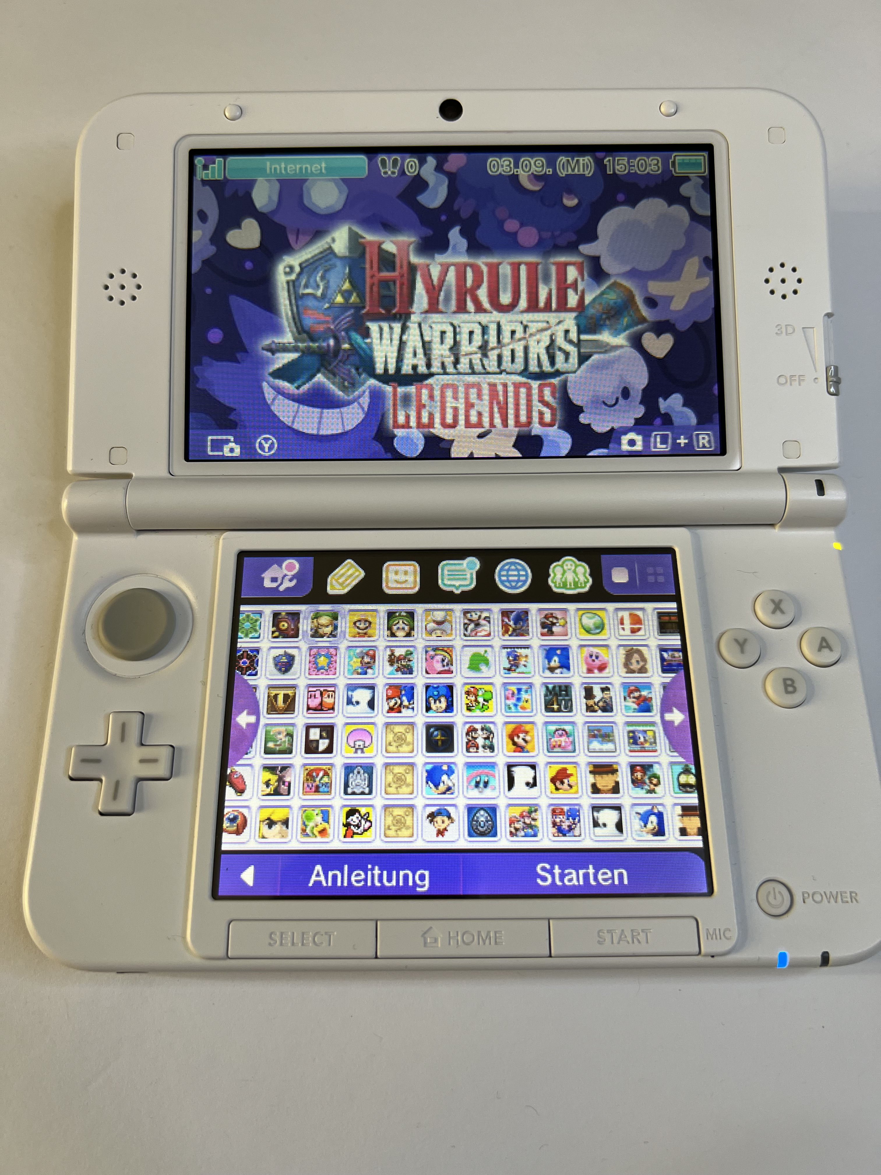 Nintendo 3DS XL Konsole weiß mit 128GB, Pokemon Bank, Poke Mover & vielen Extras