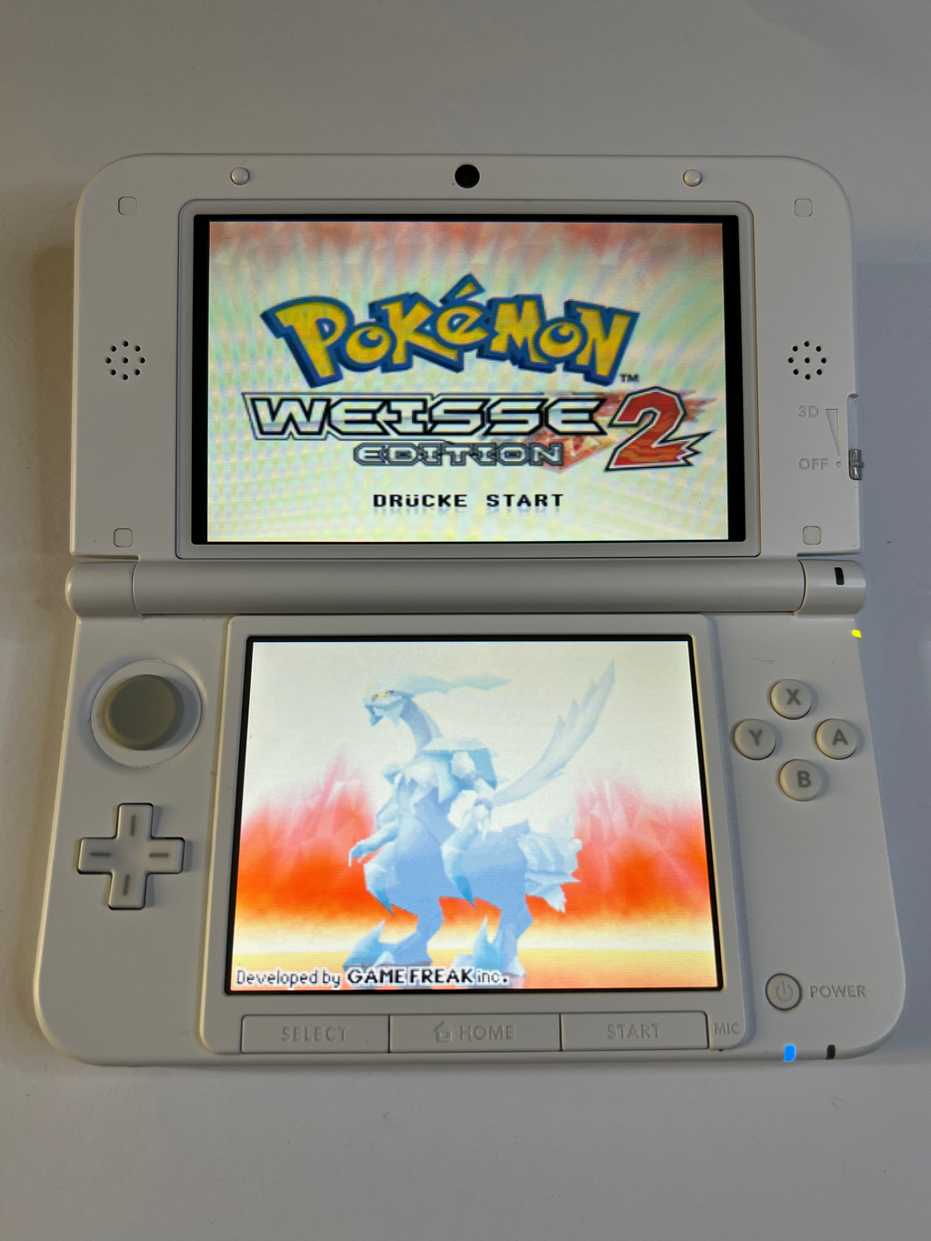 Nintendo 3DS XL Konsole weiß mit 128GB, Pokemon Bank, Poke Mover & vielen Extras