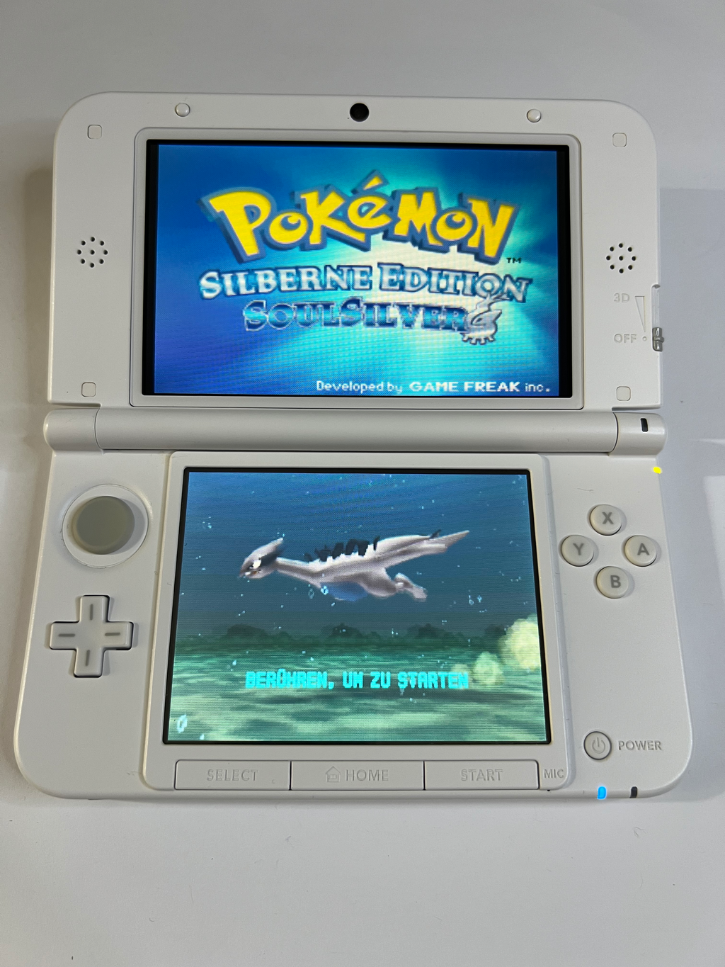 Nintendo 3DS XL Konsole weiß mit 128GB, Pokemon Bank, Poke Mover & vielen Extras