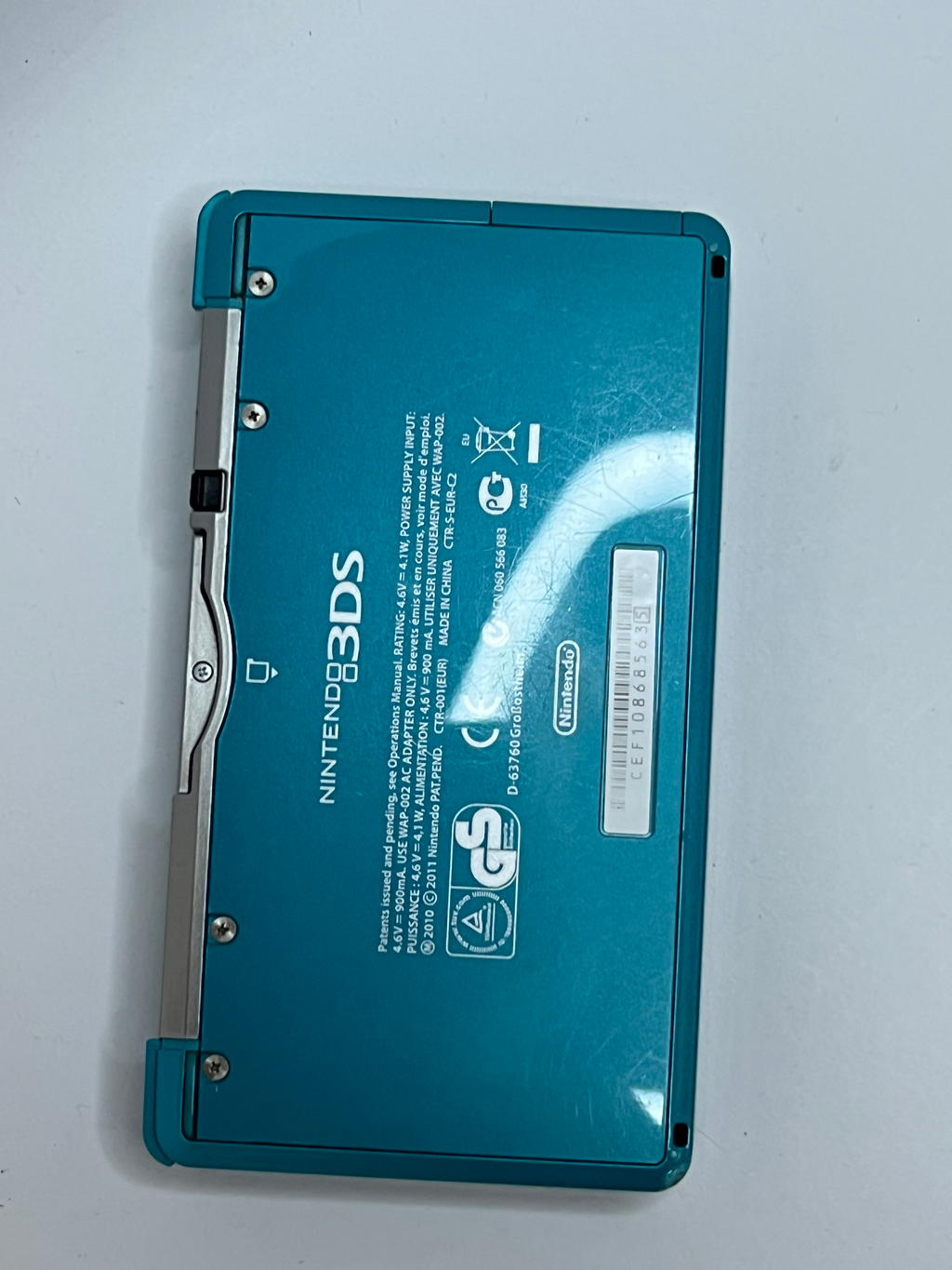 Nintendo 3DS Konsole aqua blau mit 128GB, Pokemon Bank, Poke Mover & vielen Extras