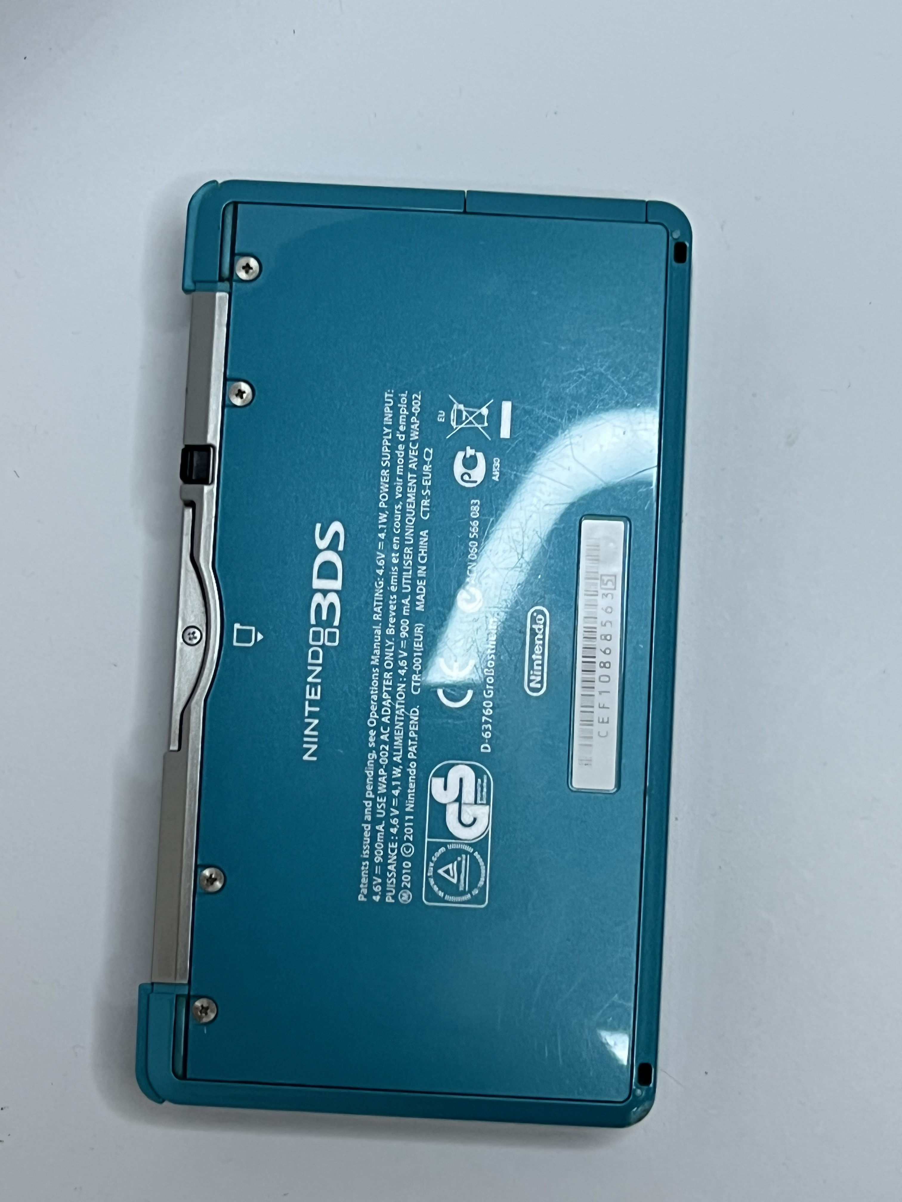 Nintendo 3DS Konsole aqua blau mit 128GB, Pokemon Bank, Poke Mover & vielen Extras
