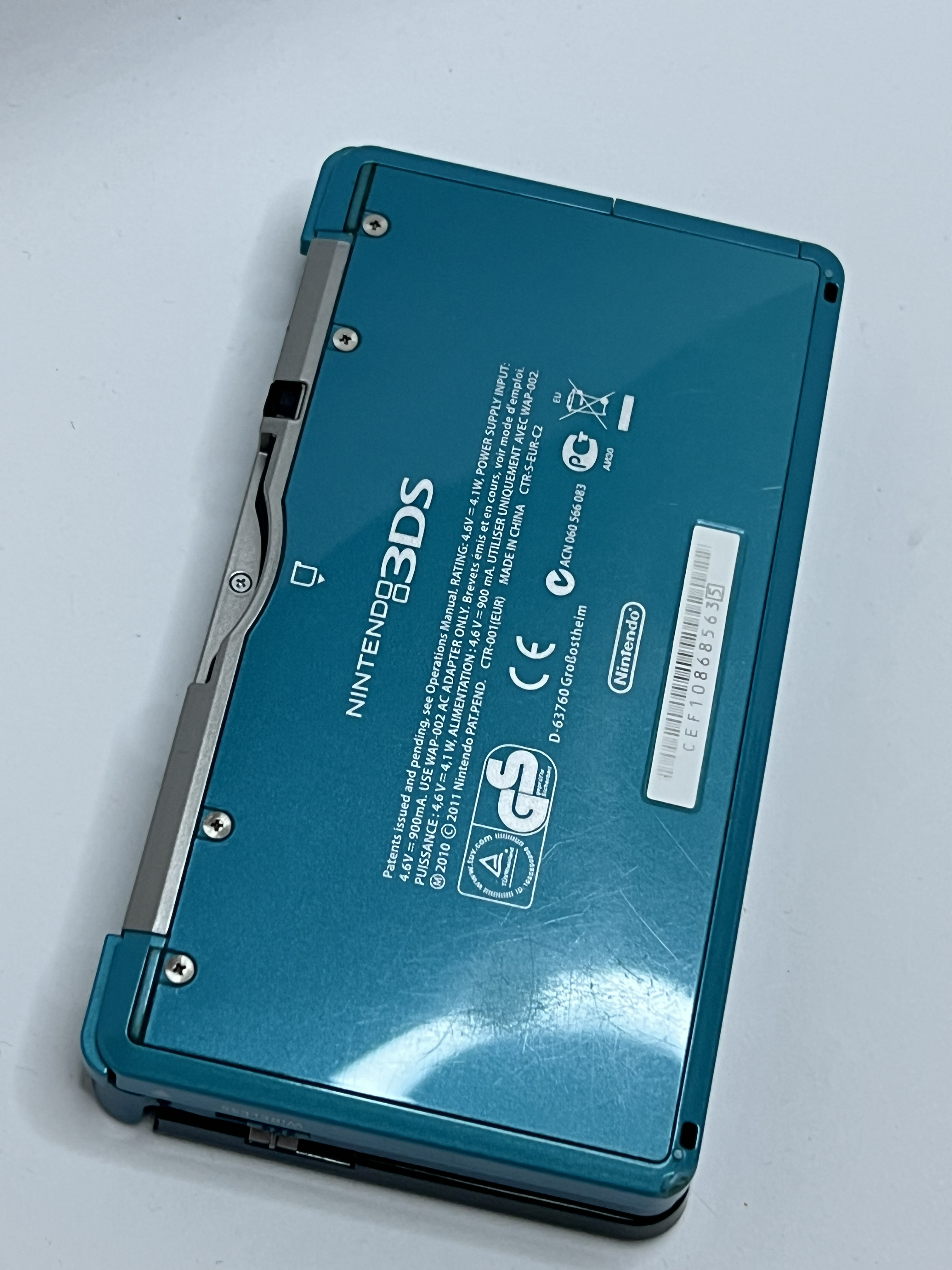 Nintendo 3DS Konsole aqua blau mit 128GB, Pokemon Bank, Poke Mover & vielen Extras