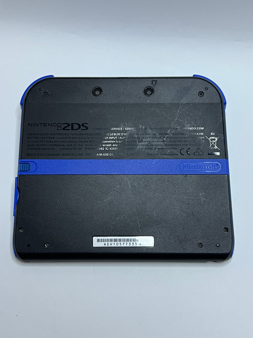 Nintendo 2DS Konsole schwarz blau mit 128GB, Pokemon Bank, Poke Mover & vielen Extras