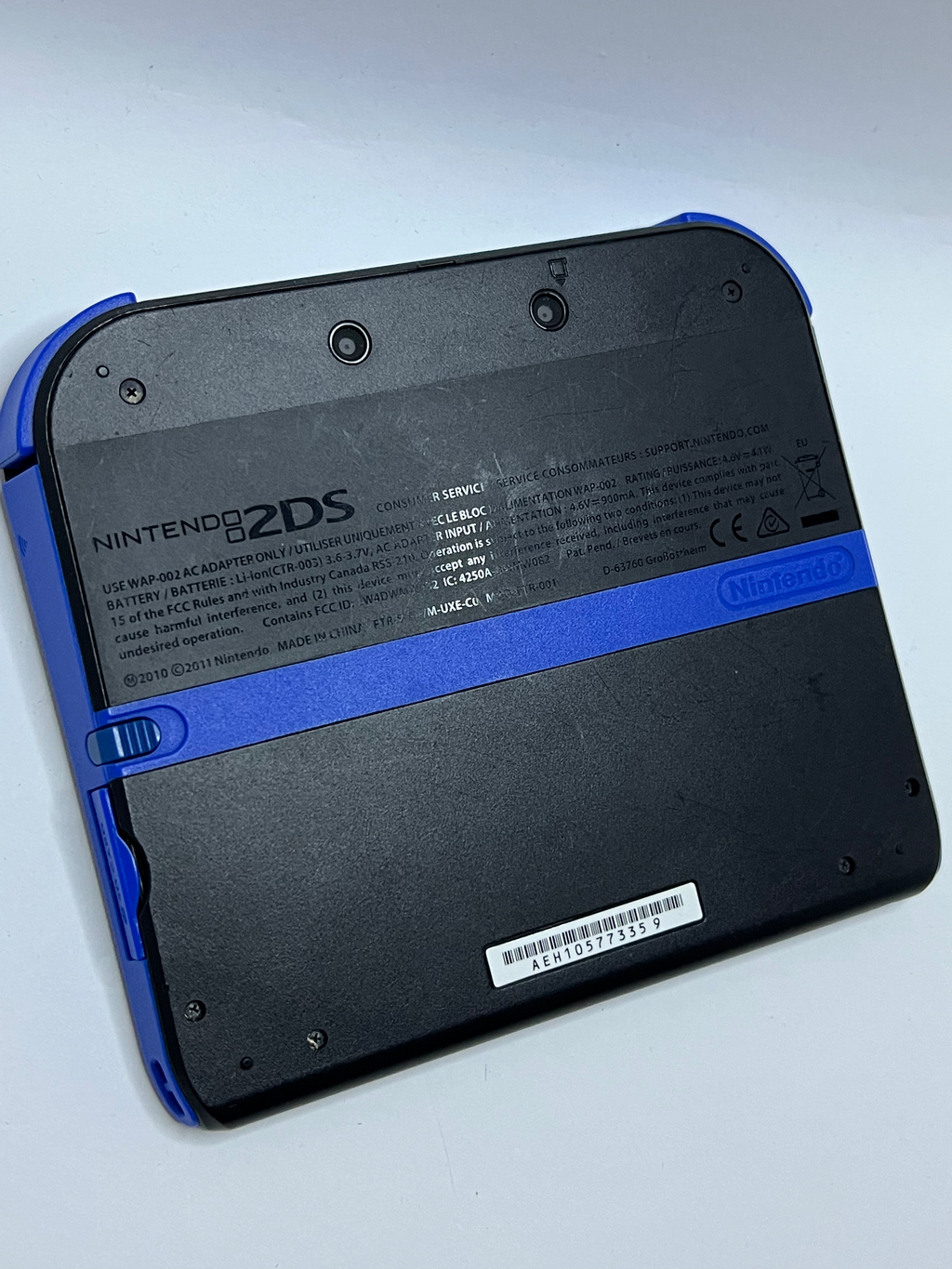 Nintendo 2DS Konsole schwarz blau mit 128GB, Pokemon Bank, Poke Mover & vielen Extras