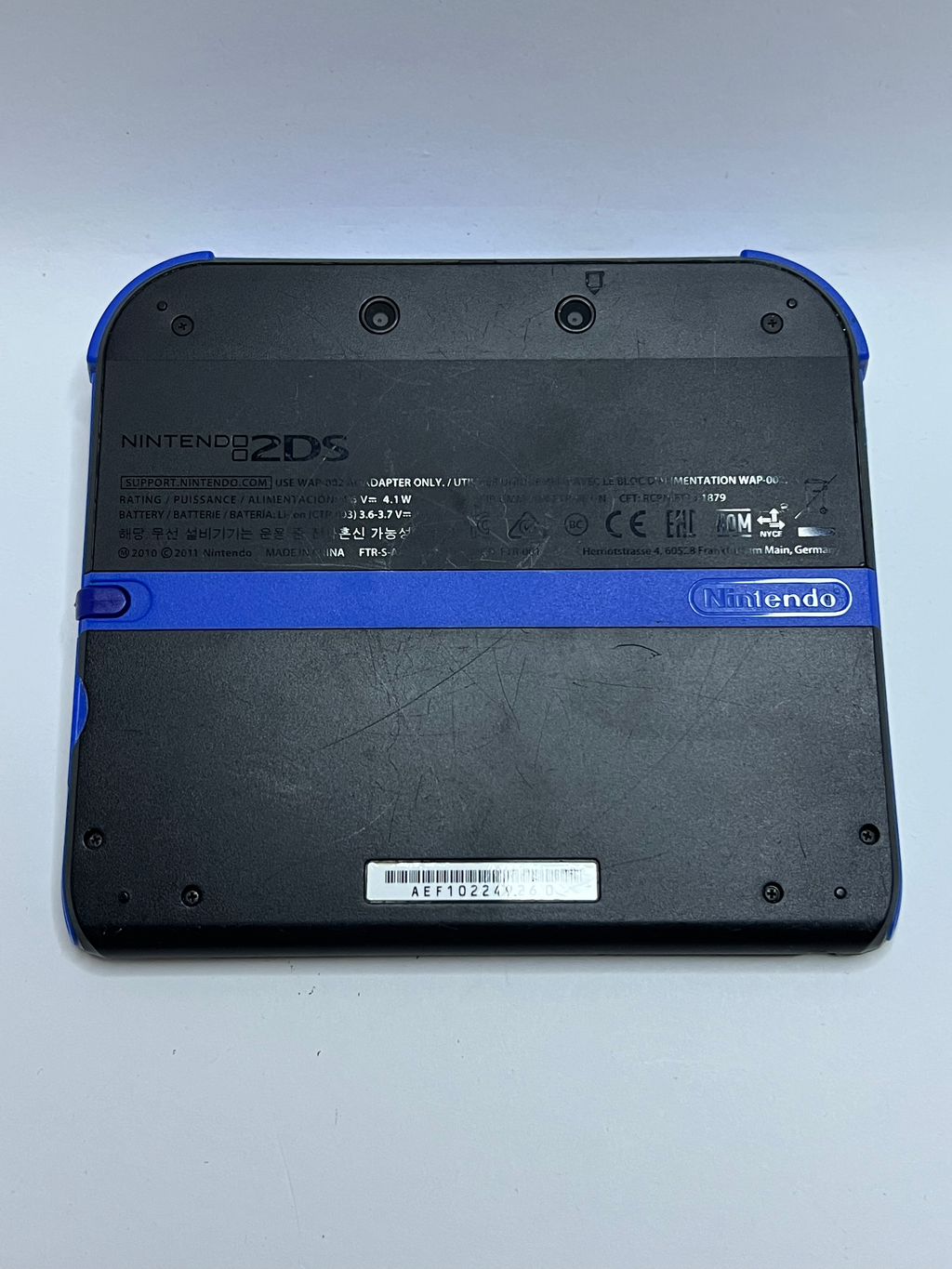 Nintendo 2DS Konsole schwarz blau mit 128GB, Pokemon Bank, Poke Mover & vielen Extras