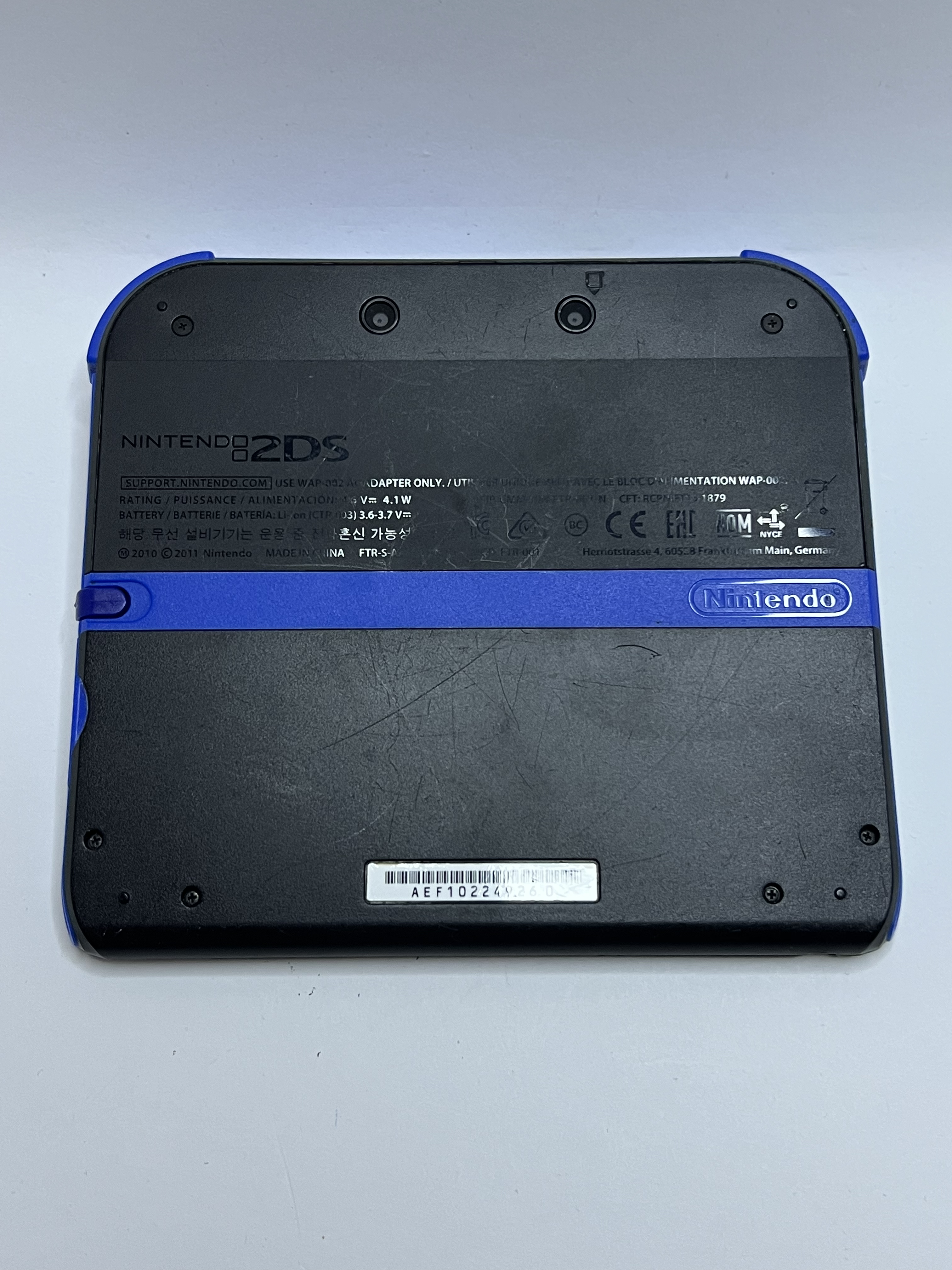 Nintendo 2DS Konsole schwarz blau mit 128GB, Pokemon Bank, Poke Mover & vielen Extras