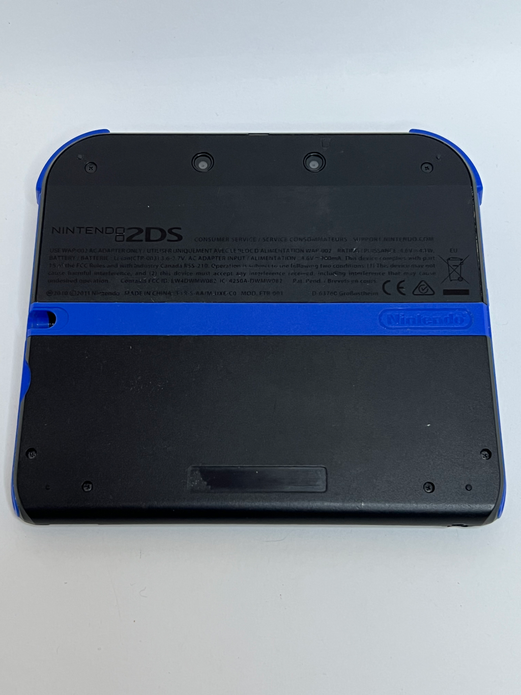 Nintendo 2DS Konsole schwarz blau mit 128GB, Pokemon Bank, Poke Mover & vielen Extras