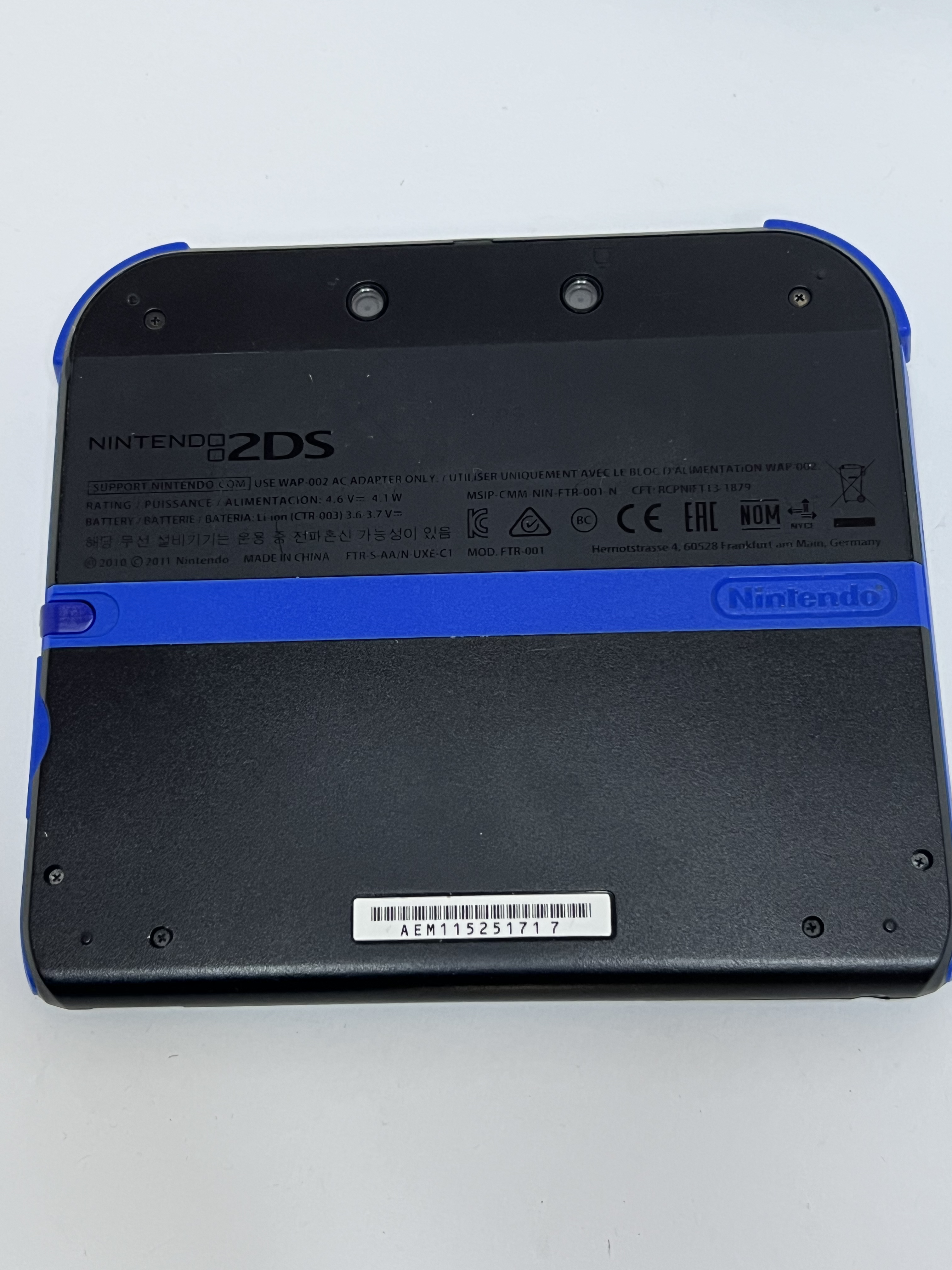 Nintendo 2DS Konsole schwarz blau mit 128GB, Pokemon Bank, Poke Mover & vielen Extras