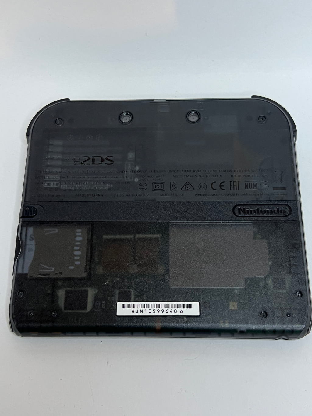 Nintendo 2DS Konsole schwarz transparent mit 128GB, Pokemon Bank, Poke Mover & vielen Extras
