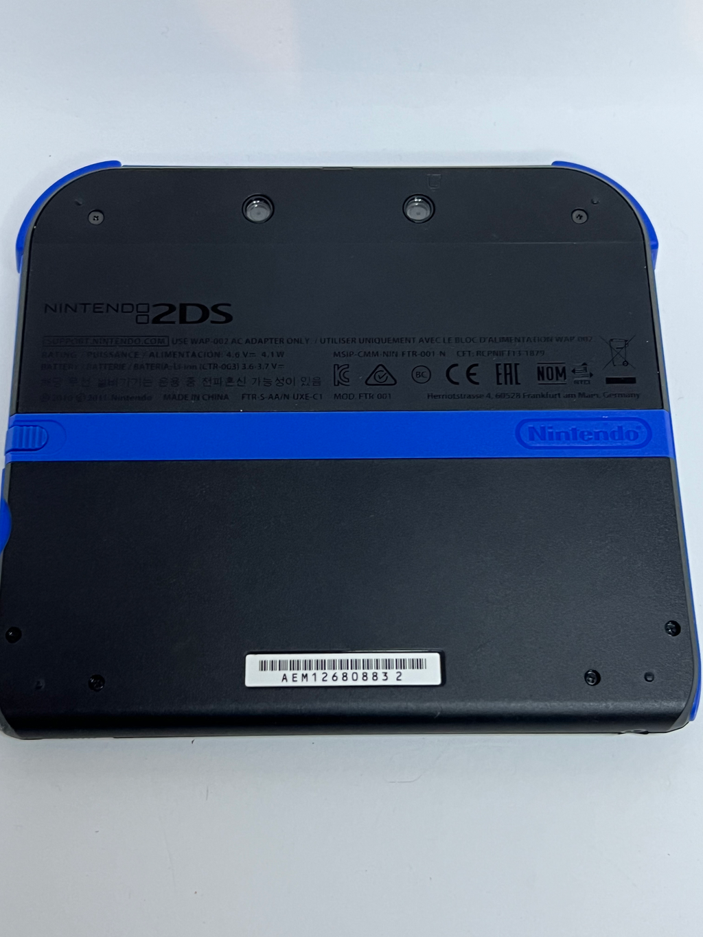 Nintendo 2DS Konsole schwarz blau CIB in OVP mit 128GB, Pokemon Bank, Poke Mover & vielen Extras