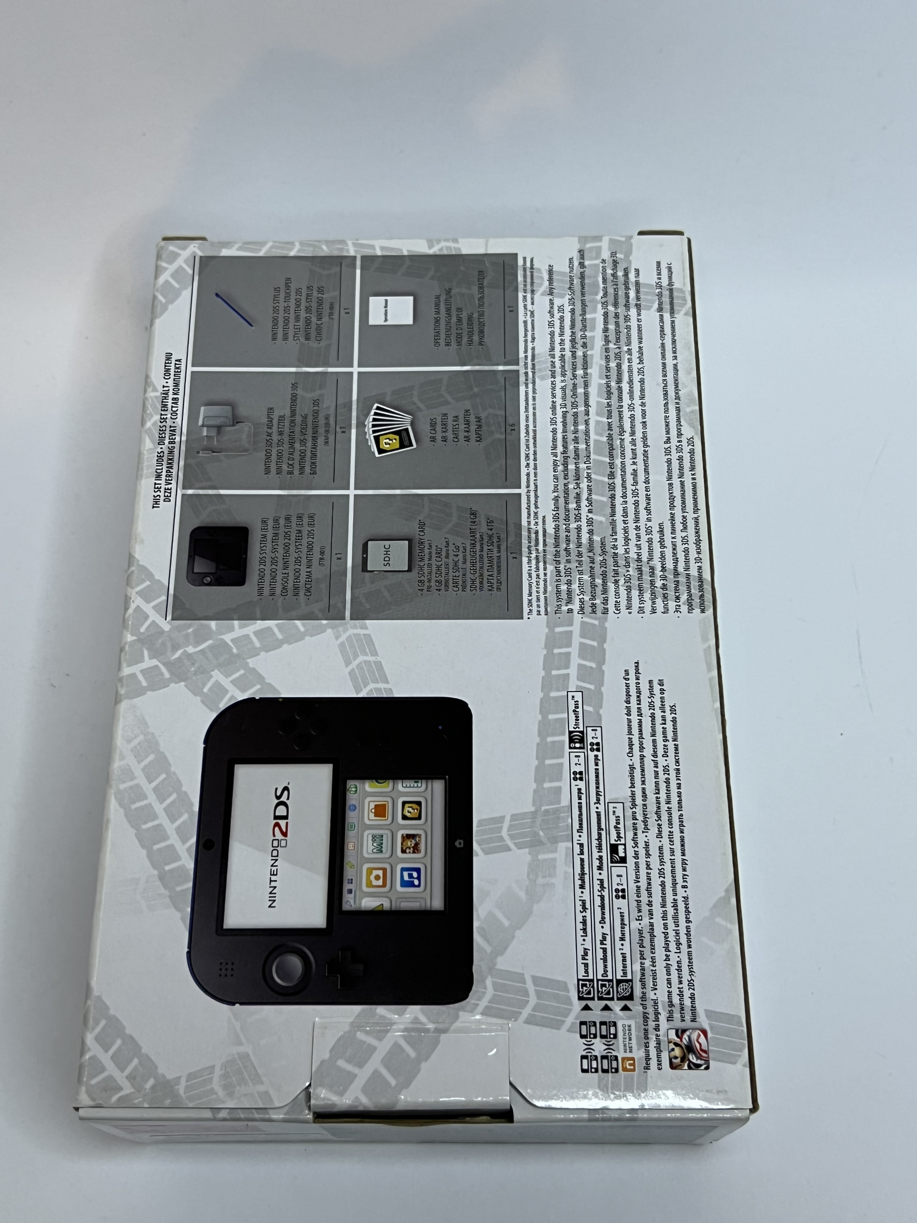 Nintendo 2DS Konsole schwarz blau CIB in OVP mit 128GB, Pokemon Bank, Poke Mover & vielen Extras