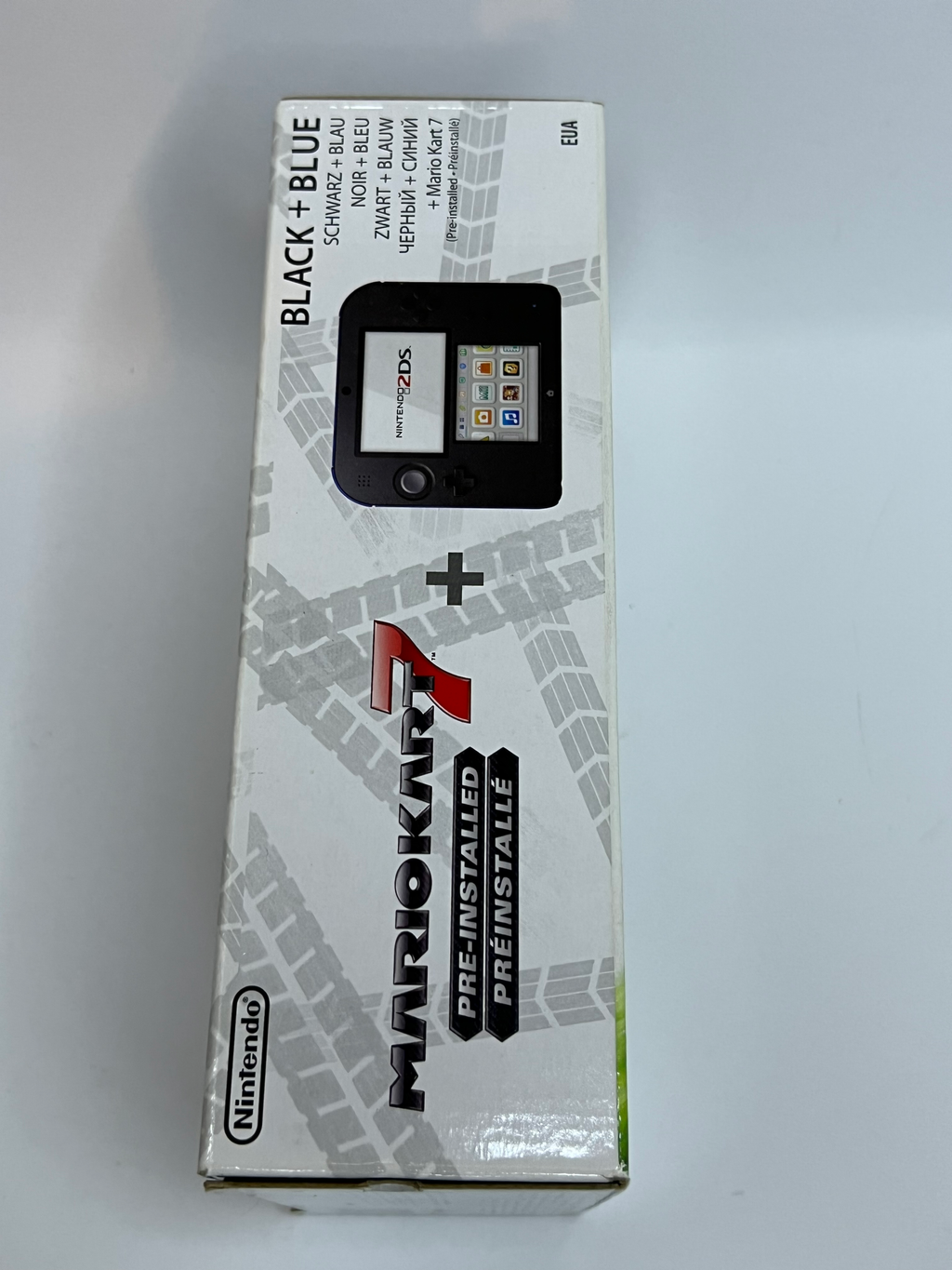 Nintendo 2DS Konsole schwarz blau CIB in OVP mit 128GB, Pokemon Bank, Poke Mover & vielen Extras