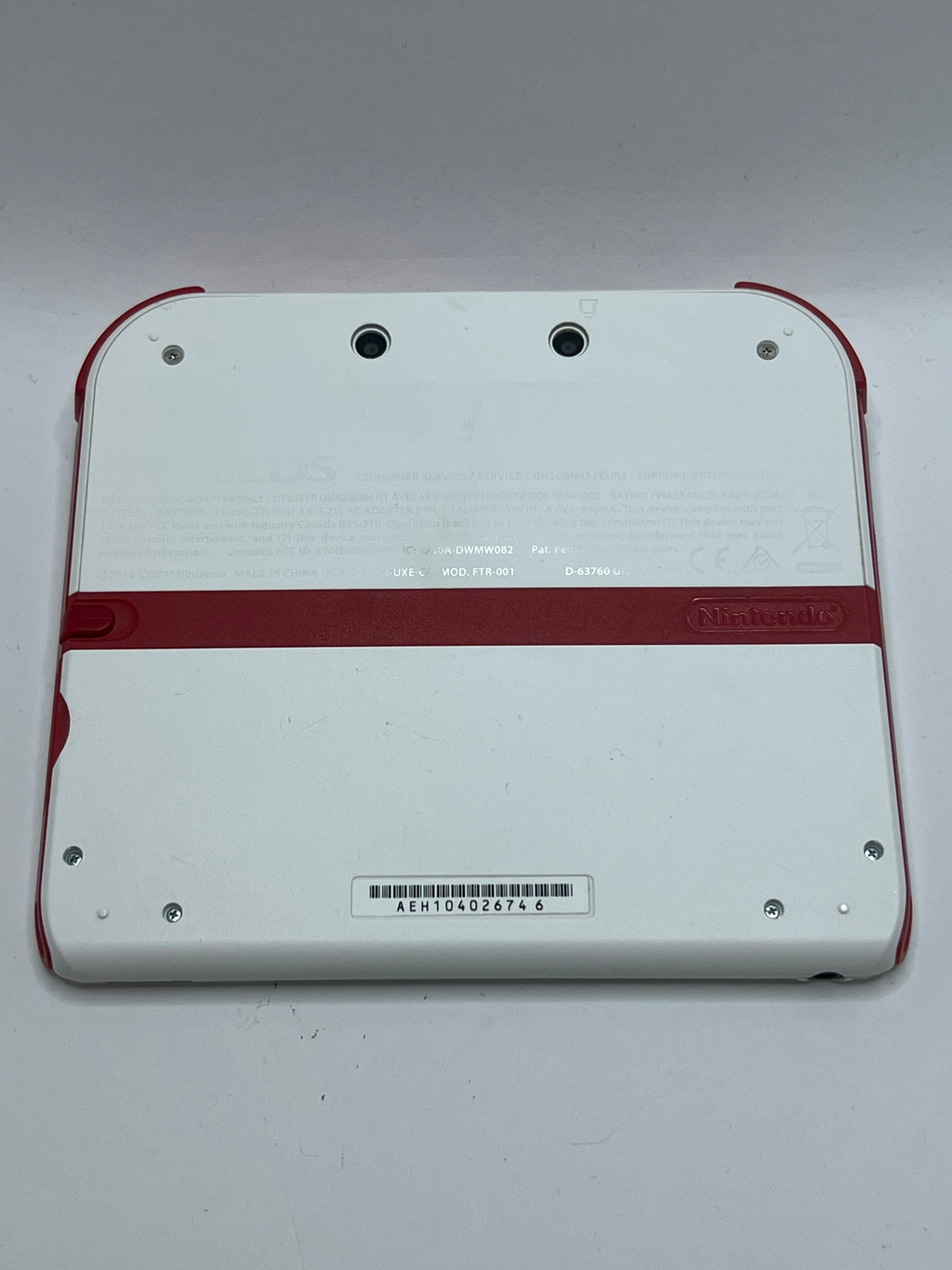 Nintendo 2DS Konsole weiß rot mit 128GB, Pokemon Bank, Poke Mover & vielen Extras