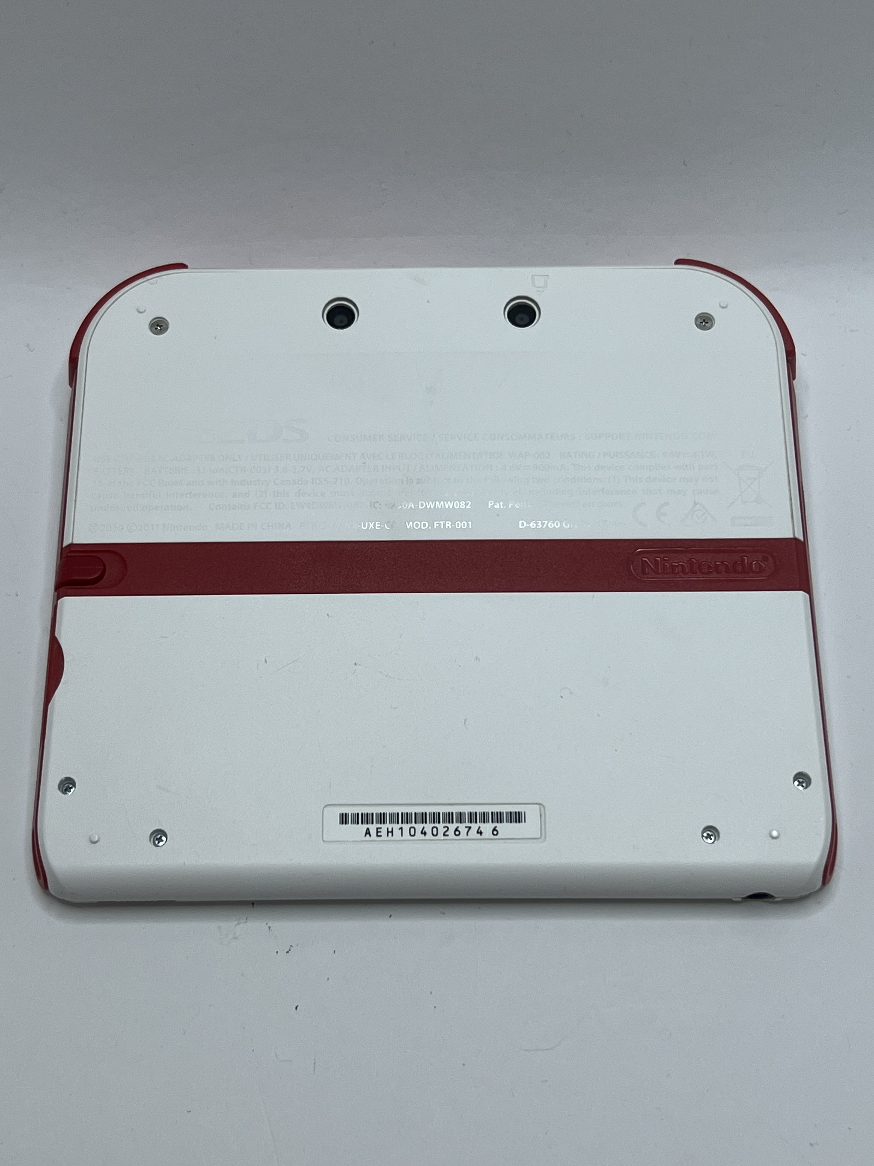 Nintendo 2DS Konsole weiß rot mit 128GB, Pokemon Bank, Poke Mover & vielen Extras