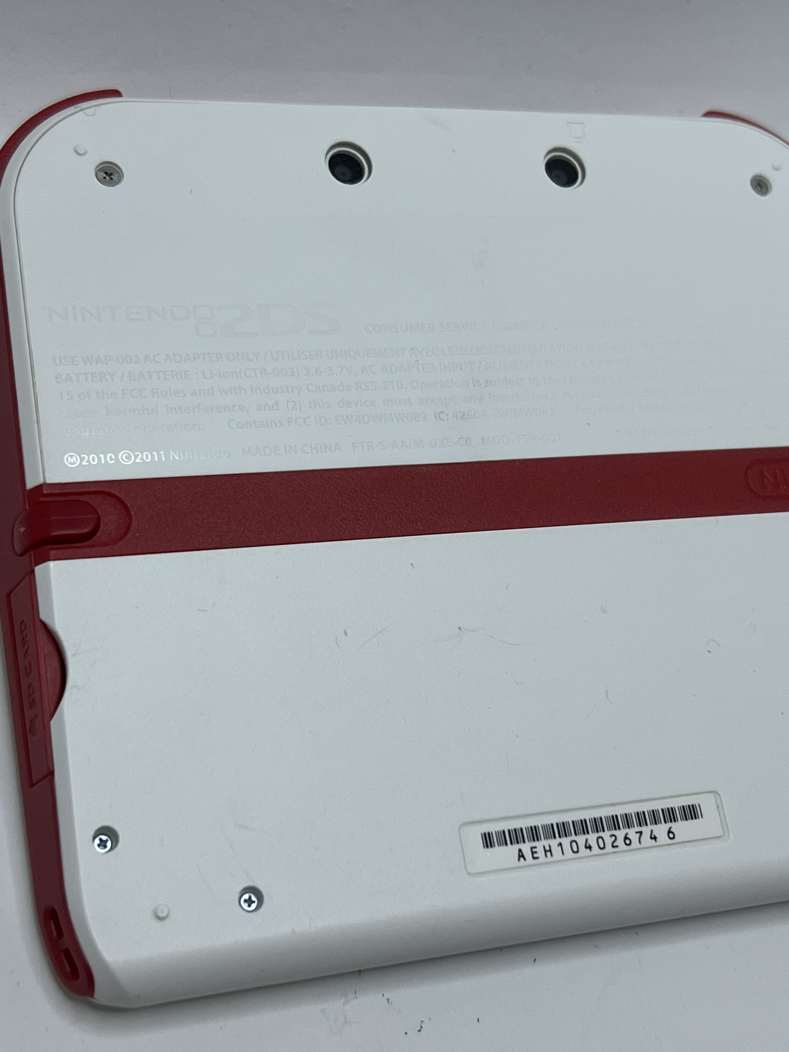 Nintendo 2DS Konsole weiß rot mit 128GB, Pokemon Bank, Poke Mover & vielen Extras