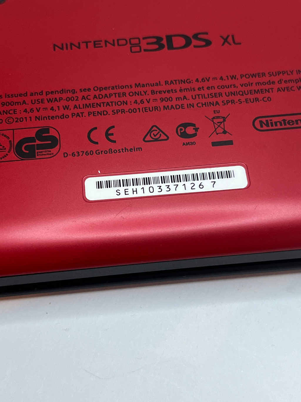 Nintendo 3DS XL Konsole rot CIB mit OVP, 128GB, Pokemon Bank, Poke Mover & vielen Extras