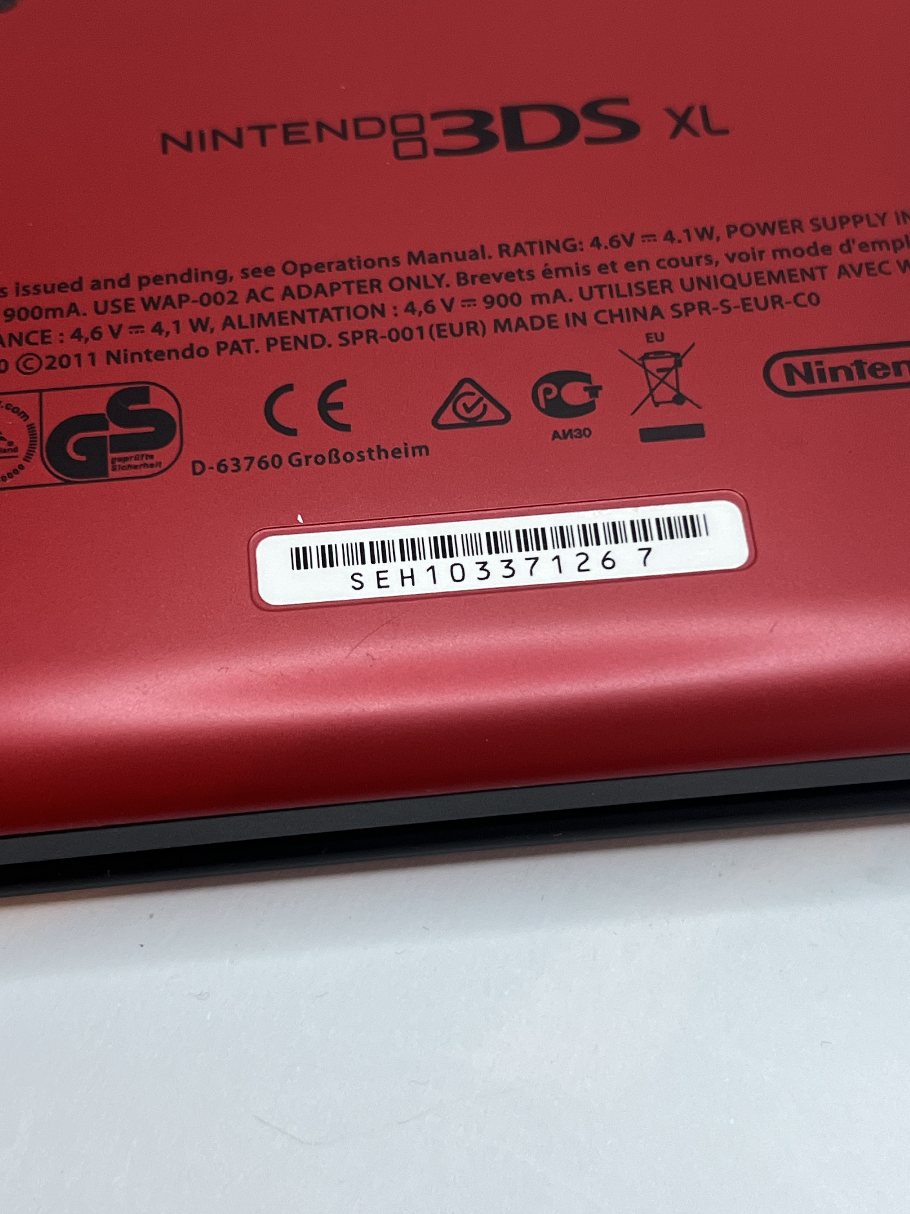 Nintendo 3DS XL Konsole rot CIB mit OVP, 128GB, Pokemon Bank, Poke Mover & vielen Extras