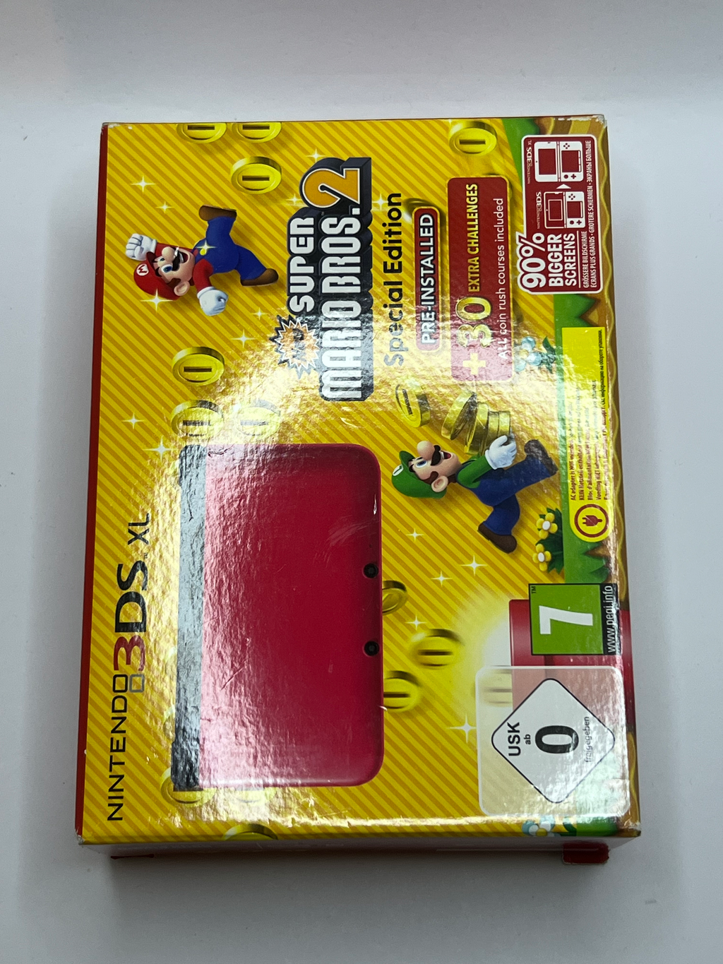 Nintendo 3DS XL Konsole rot CIB mit OVP, 128GB, Pokemon Bank, Poke Mover & vielen Extras