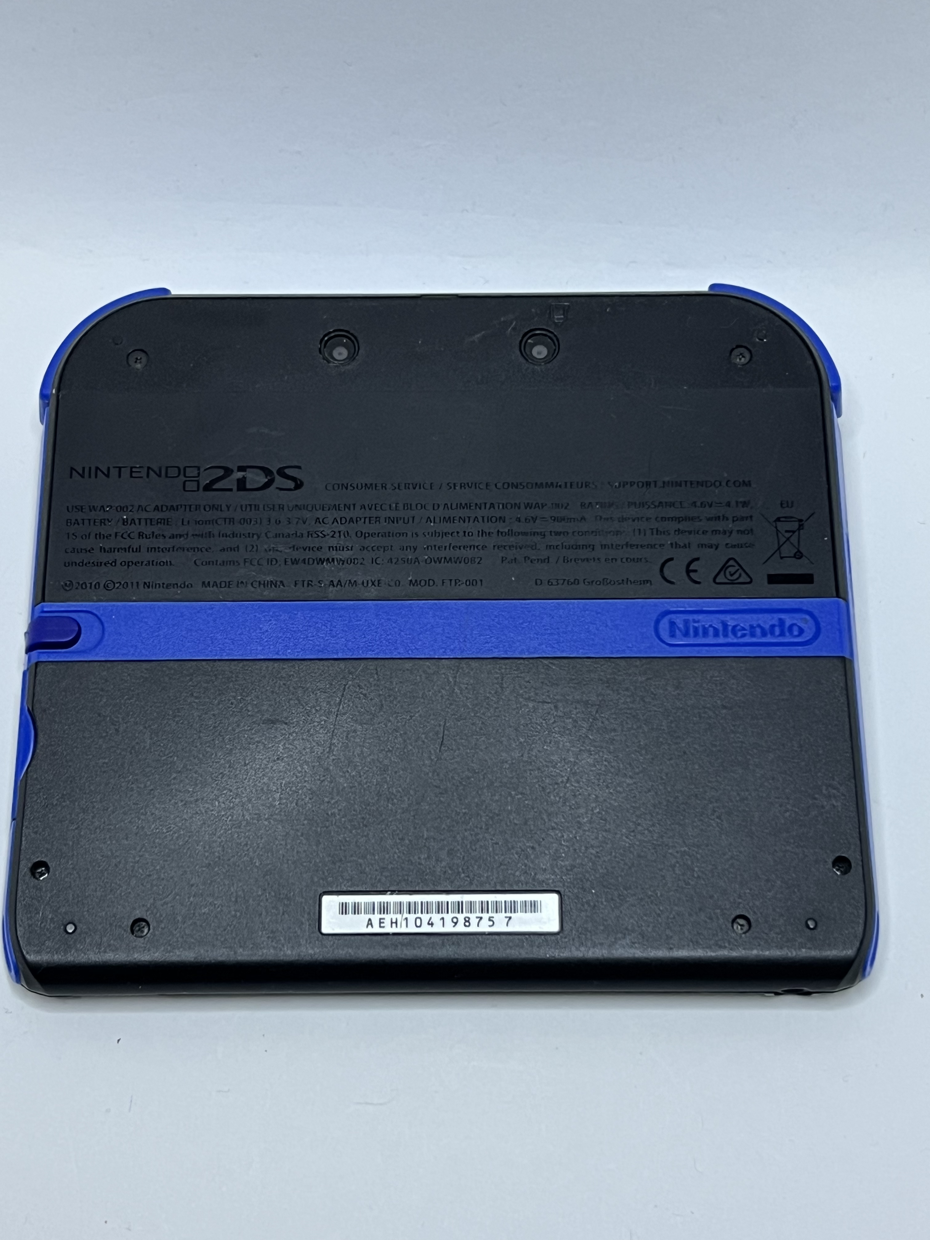 Nintendo 2DS Konsole schwarz blau mit 128GB, Pokemon Bank, Poke Mover & vielen Extras