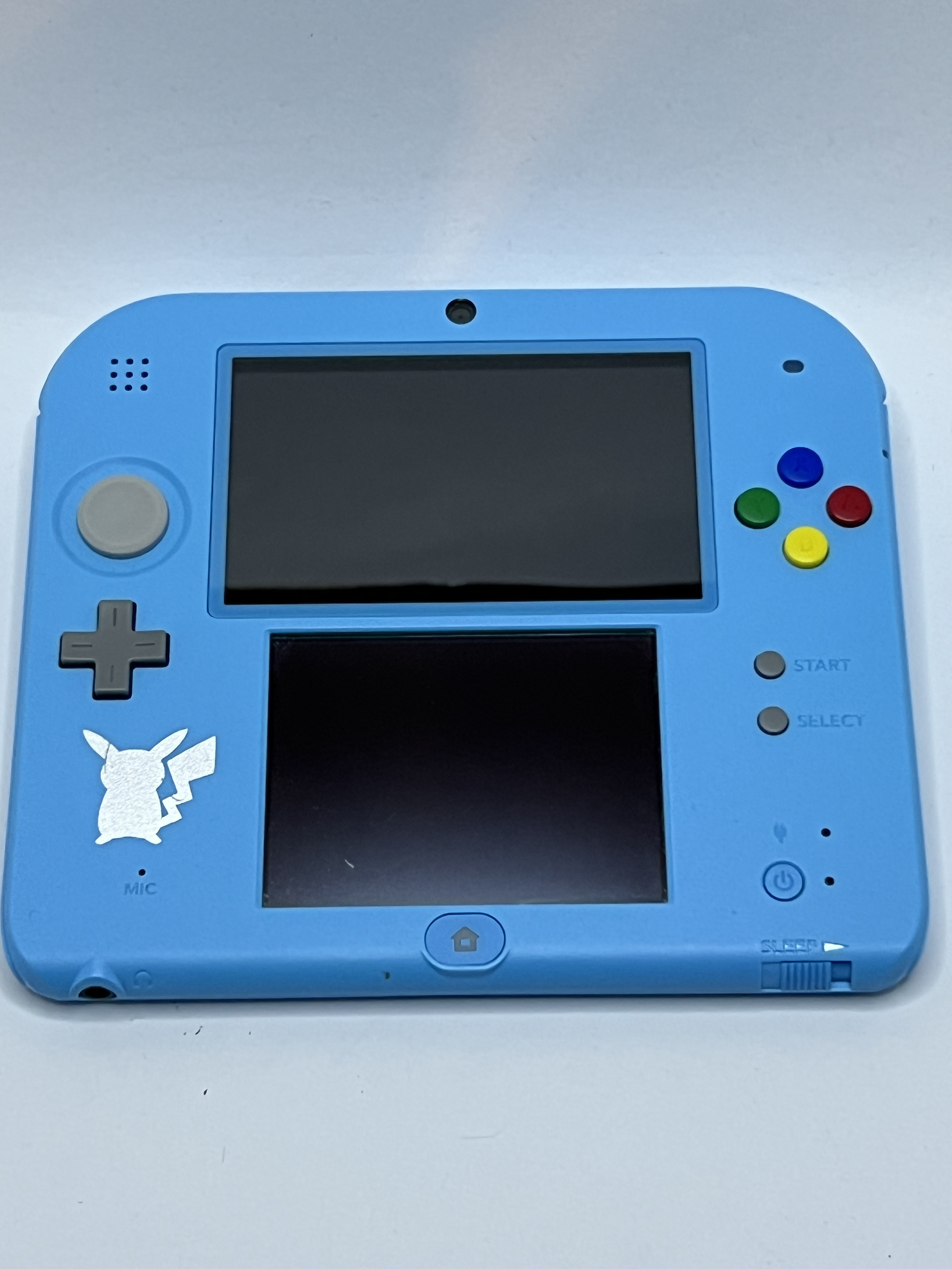Nintendo 2DS Konsole Pokemon Sonne & Mond Edition mit 128GB, Pokemon Bank, Poke Mover & vielen Extras