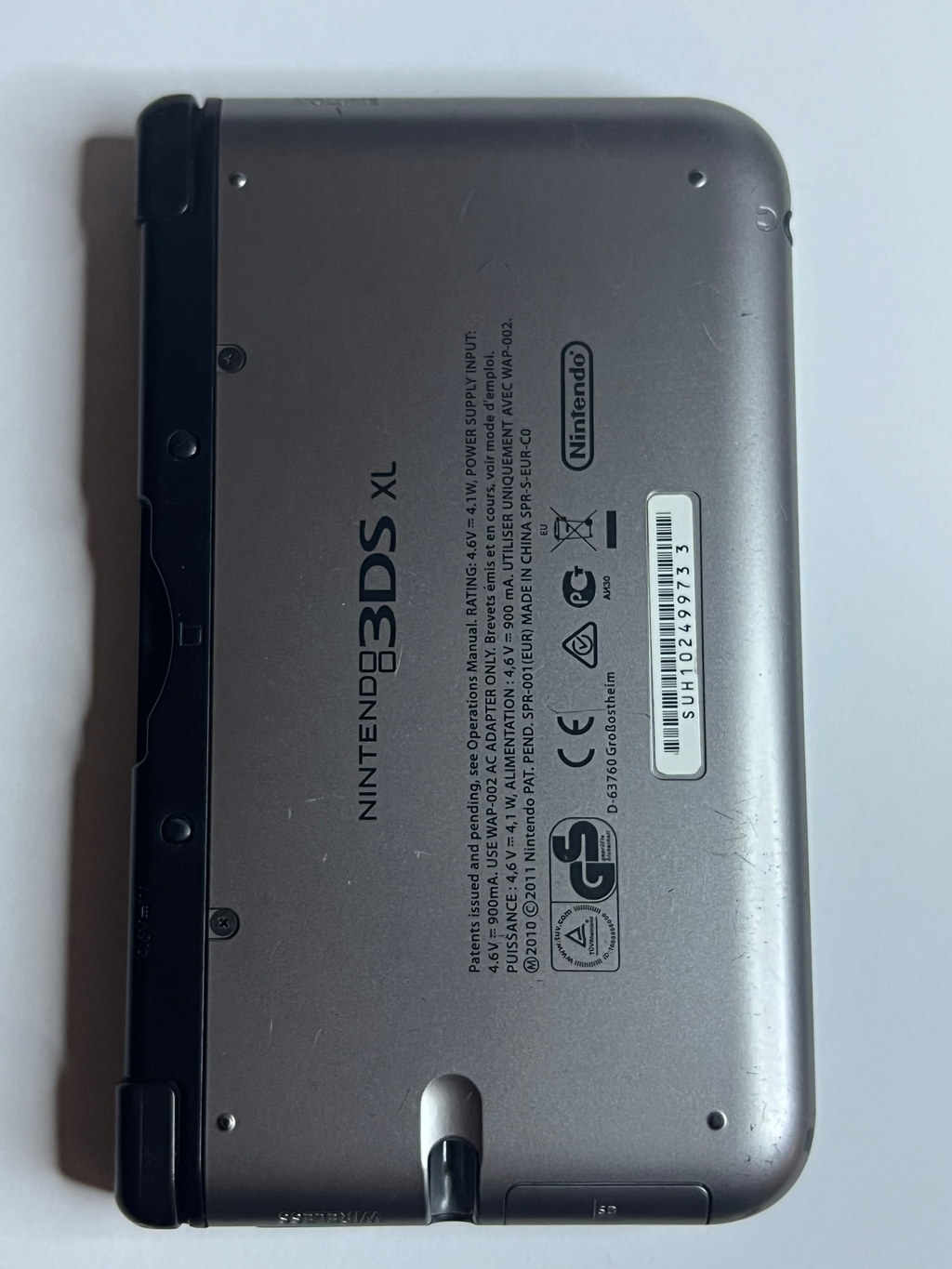 Nintendo 3DS XL Konsole silber in OVP mit 128GB, Pokemon Bank, Poke Mover & vielen Extras