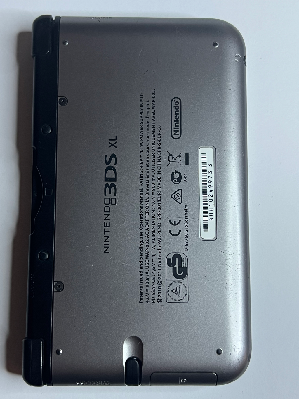 Nintendo 3DS XL Konsole silber in OVP mit 128GB, Pokemon Bank, Poke Mover & vielen Extras