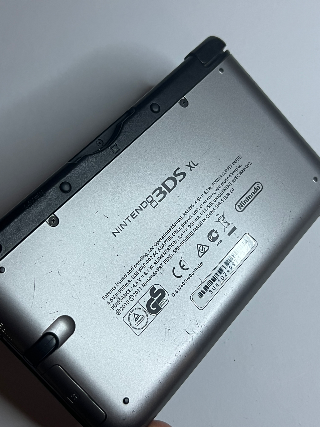 Nintendo 3DS XL Konsole silber in OVP mit 128GB, Pokemon Bank, Poke Mover & vielen Extras