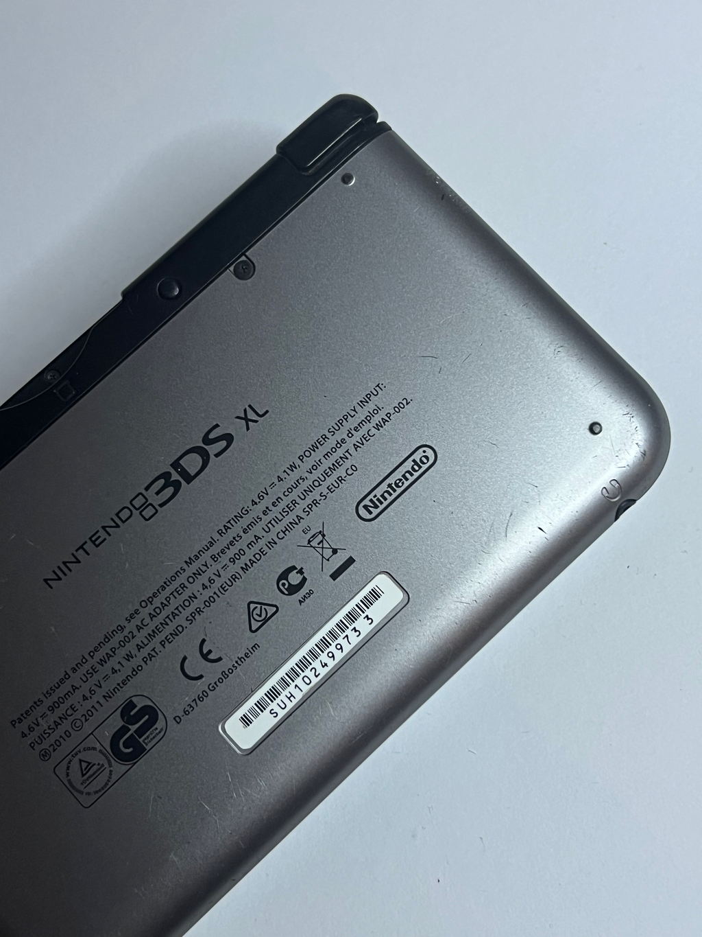 Nintendo 3DS XL Konsole silber in OVP mit 128GB, Pokemon Bank, Poke Mover & vielen Extras