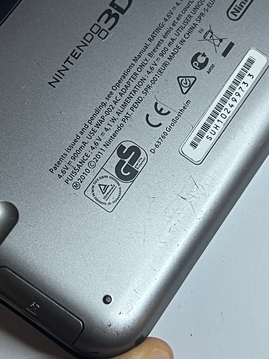 Nintendo 3DS XL Konsole silber in OVP mit 128GB, Pokemon Bank, Poke Mover & vielen Extras