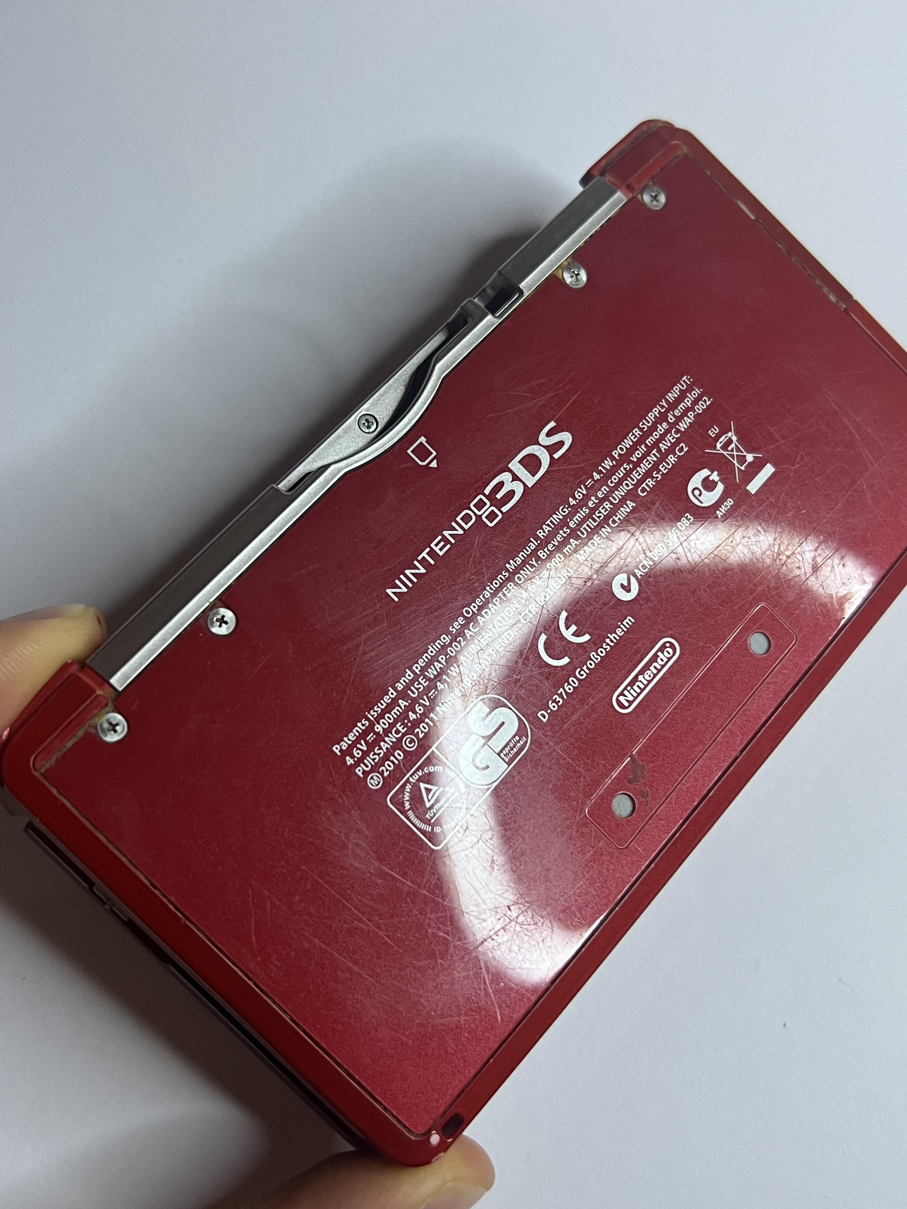 Nintendo 3DS Konsole rubin rot mit 128GB, Pokemon Bank, Poke Mover & vielen Extras