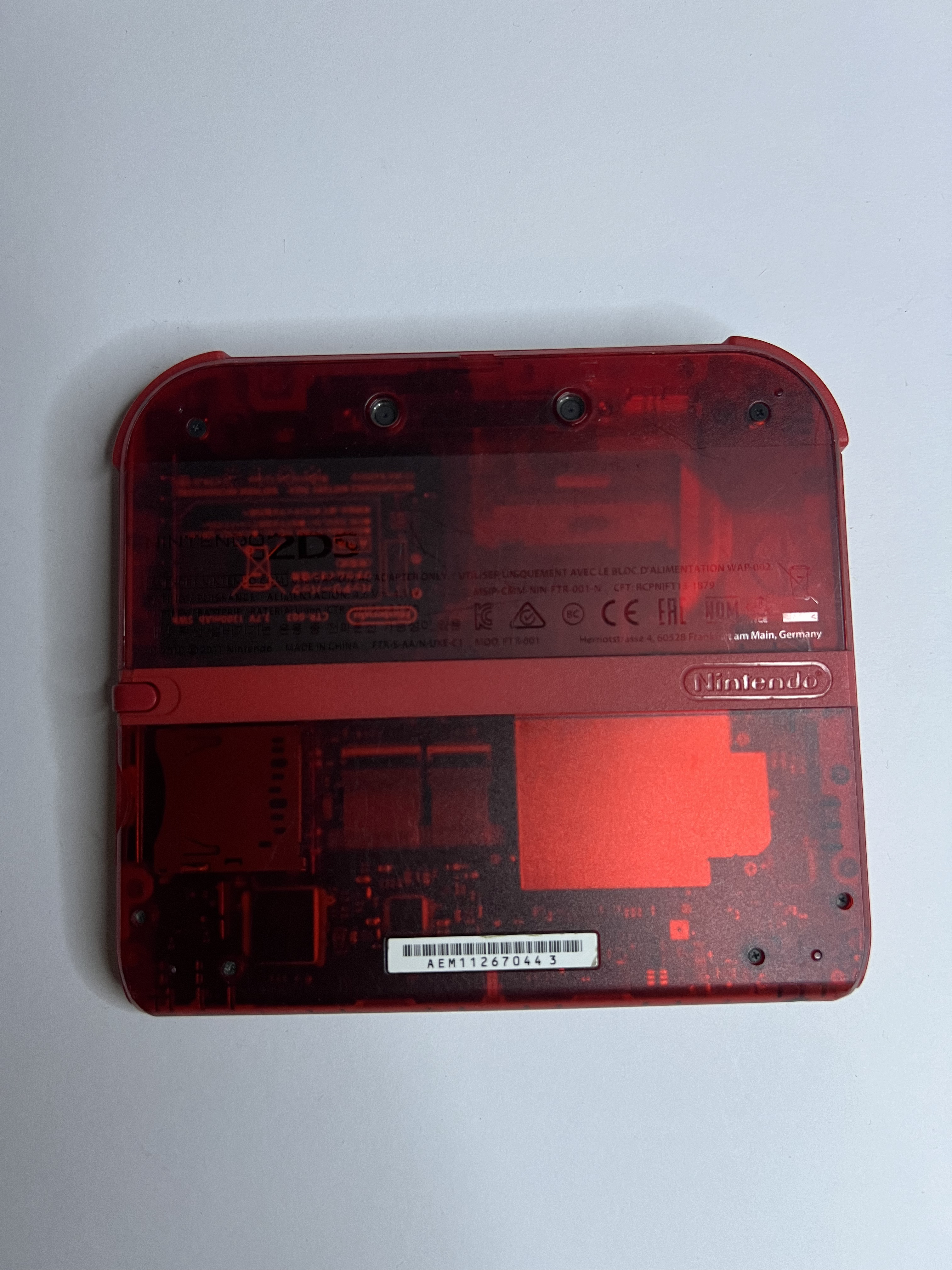 Nintendo 2DS Pokemon Rote Edition mit 128GB, Pokemon Bank, Poke Mover & vielen Extras