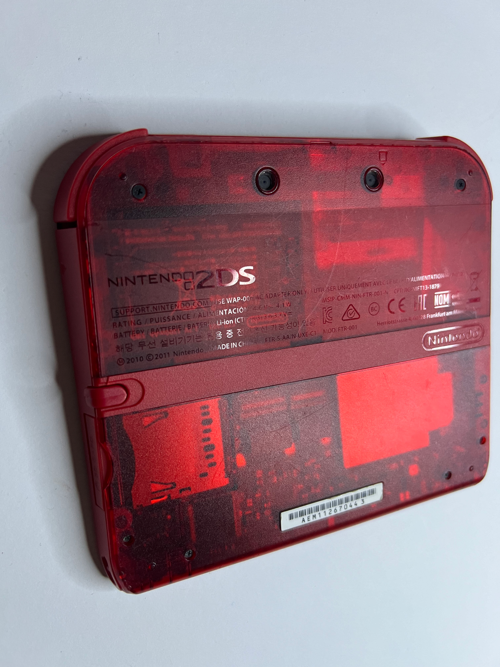 Nintendo 2DS Pokemon Rote Edition mit 128GB, Pokemon Bank, Poke Mover & vielen Extras