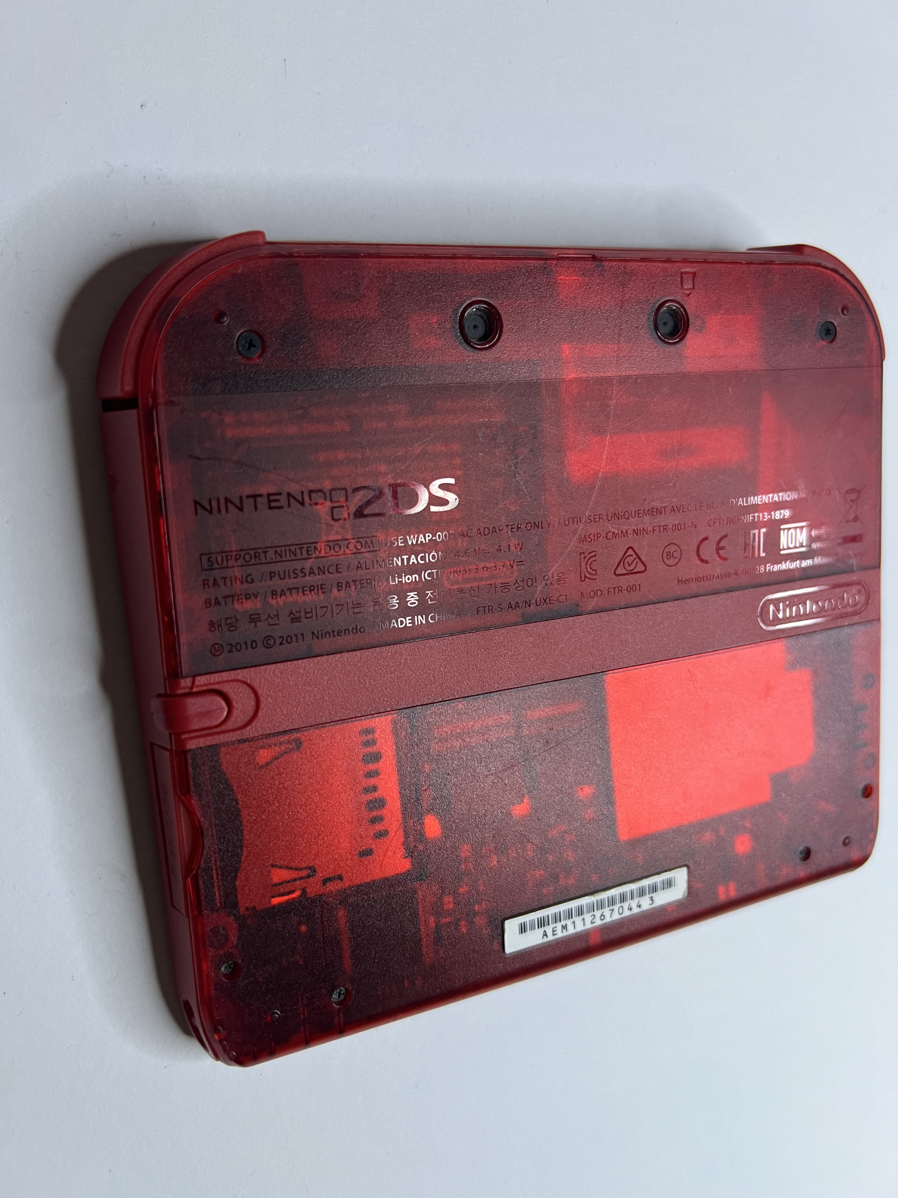 Nintendo 2DS Pokemon Rote Edition mit 128GB, Pokemon Bank, Poke Mover & vielen Extras