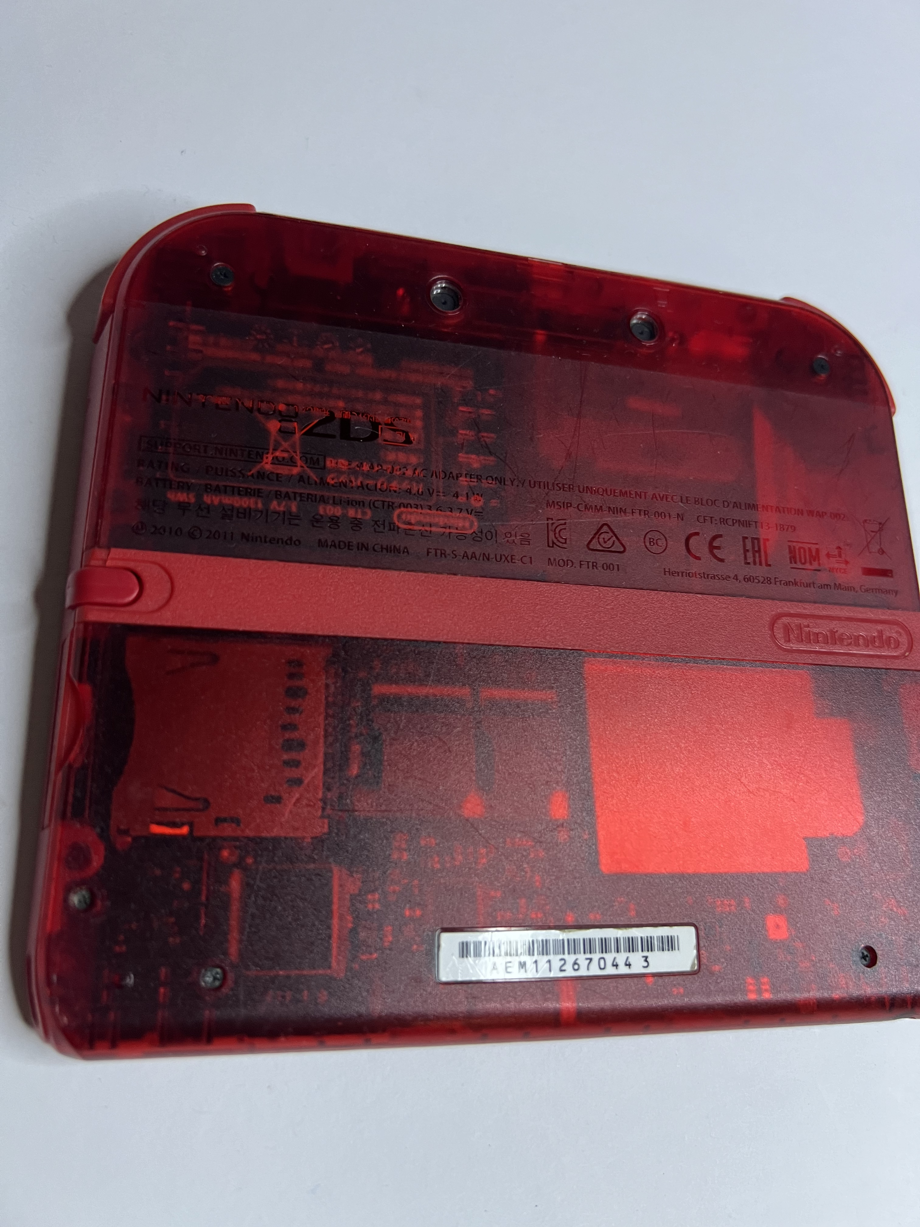 Nintendo 2DS Pokemon Rote Edition mit 128GB, Pokemon Bank, Poke Mover & vielen Extras