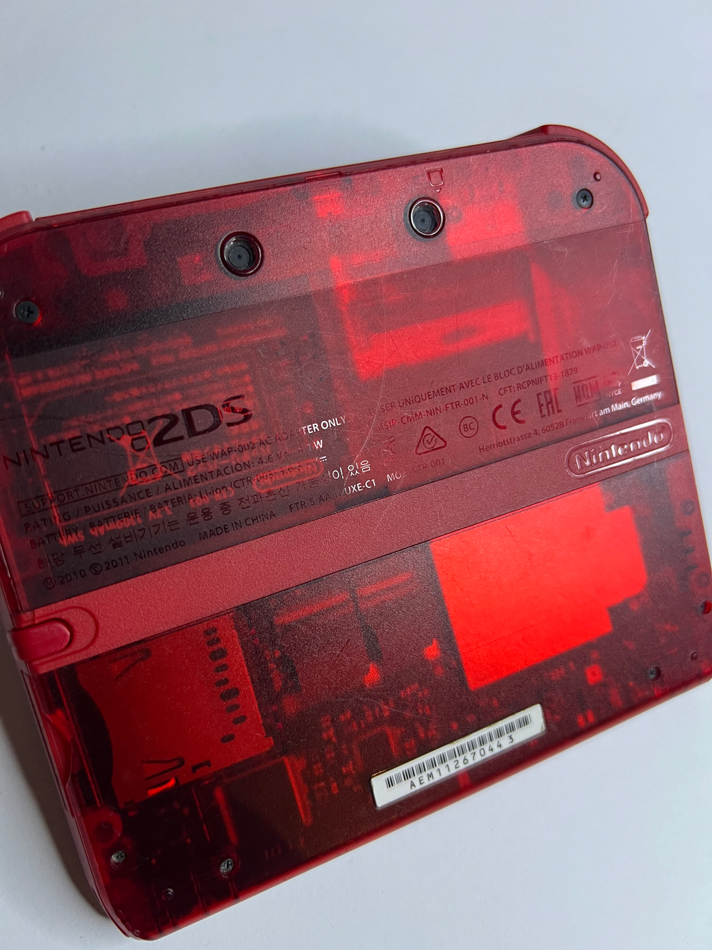 Nintendo 2DS Pokemon Rote Edition mit 128GB, Pokemon Bank, Poke Mover & vielen Extras