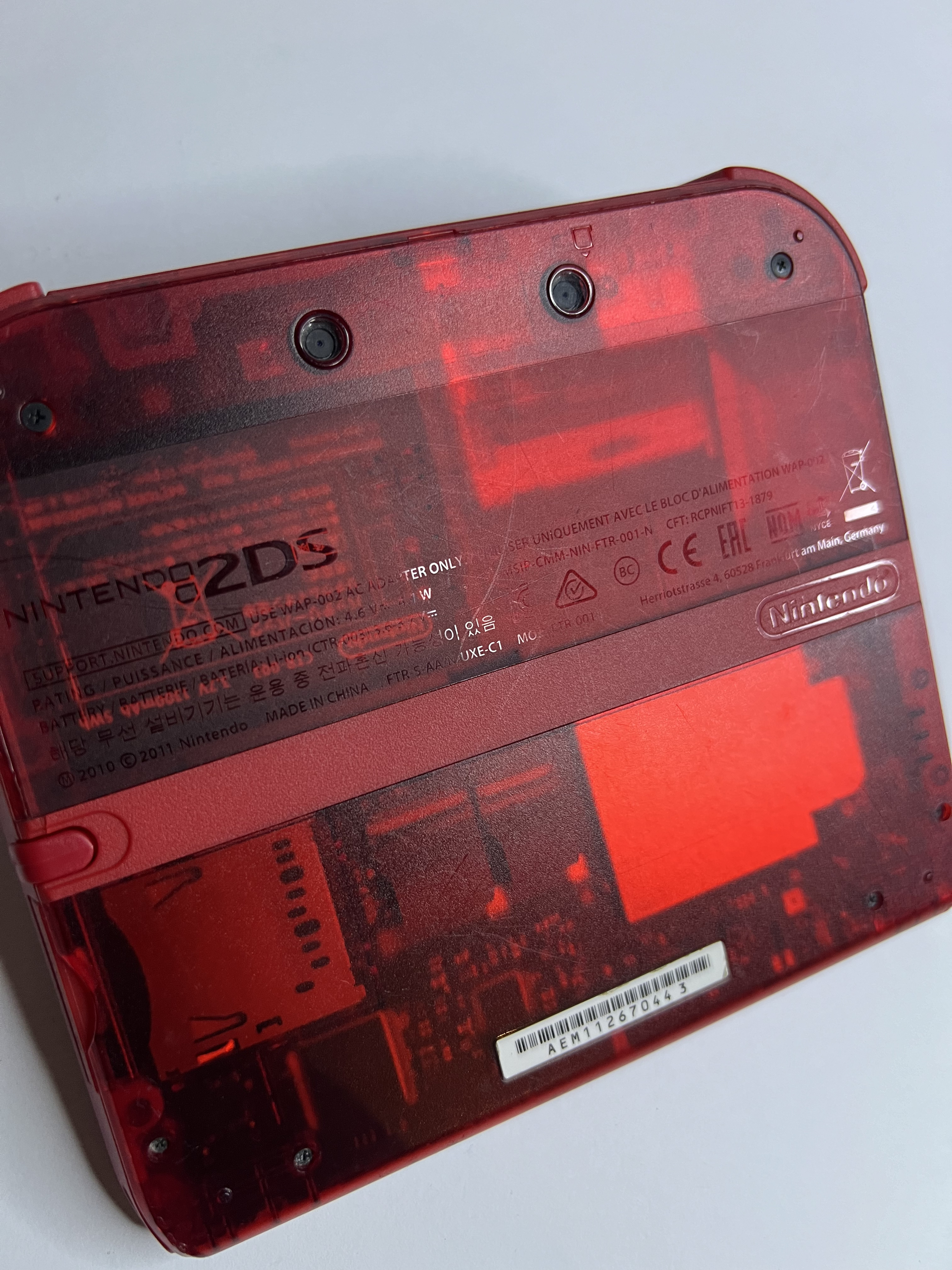 Nintendo 2DS Pokemon Rote Edition mit 128GB, Pokemon Bank, Poke Mover & vielen Extras