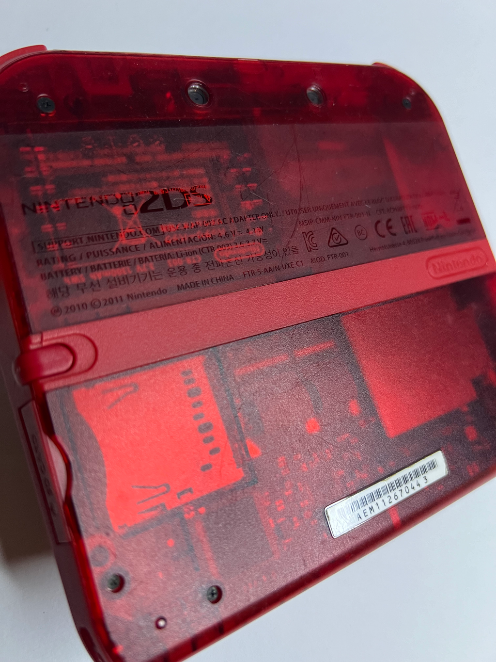 Nintendo 2DS Pokemon Rote Edition mit 128GB, Pokemon Bank, Poke Mover & vielen Extras