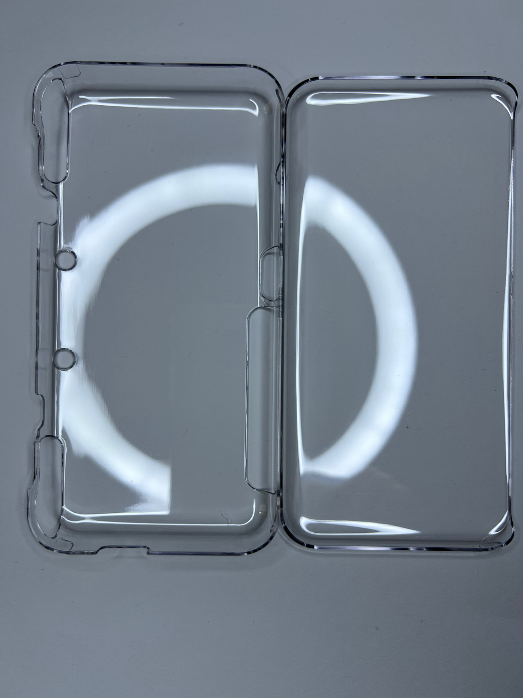 Transparente Crystal Clear Hard Case Schutzhülle kompatibel mit Nintendo New 2DS XL