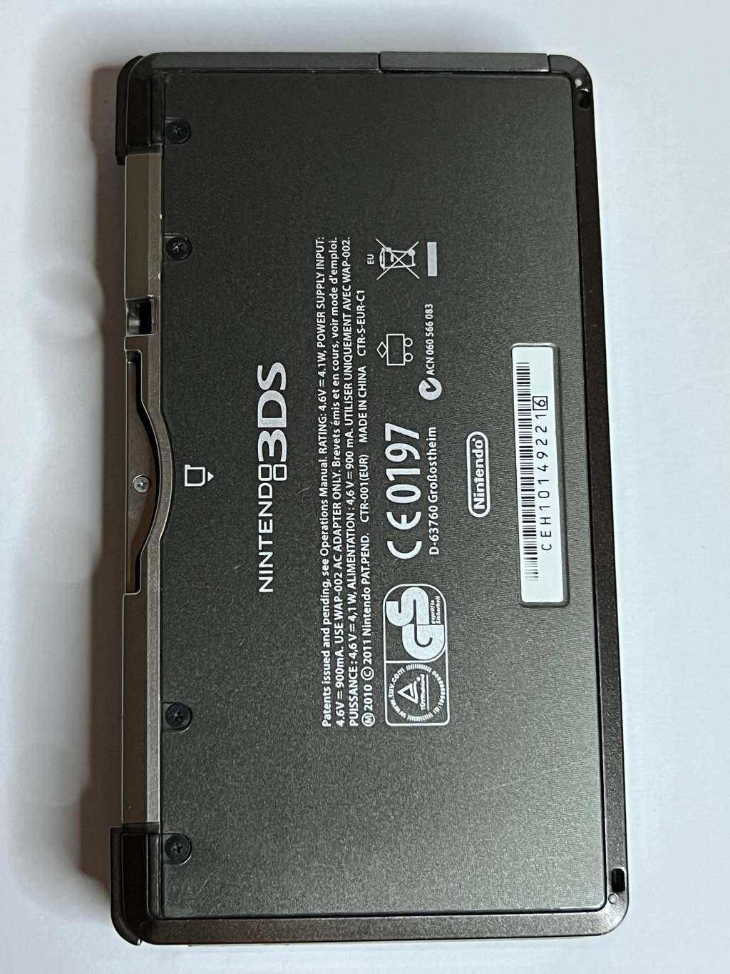 Nintendo 3DS Konsole in cosmos schwarz mit 128GB, Pokemon Bank, Poke Mover & vielen Extras