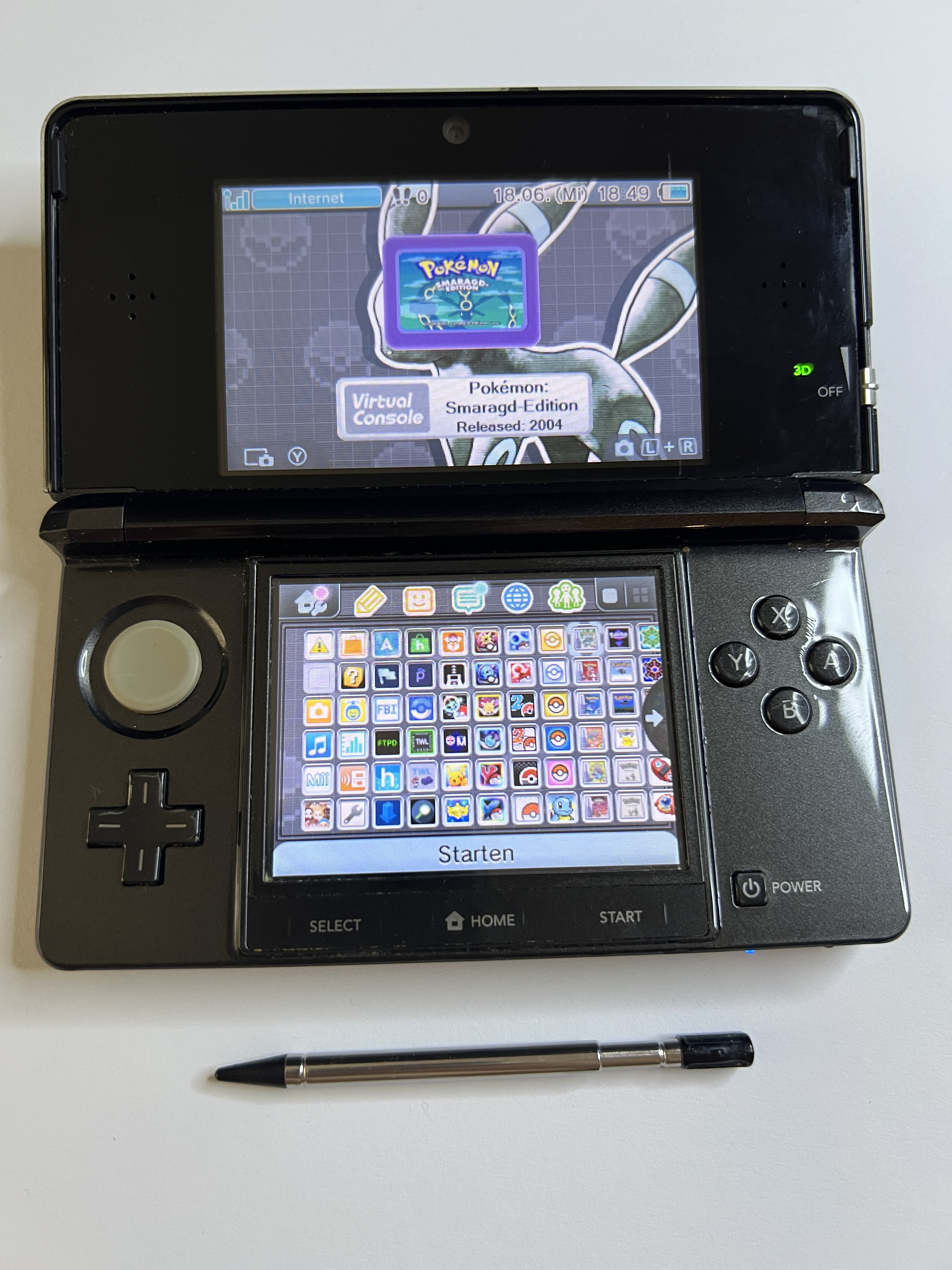 Nintendo 3DS Konsole schwarz mit OVP, 128GB, Pokemon Bank, Poke Mover & vielen Extras