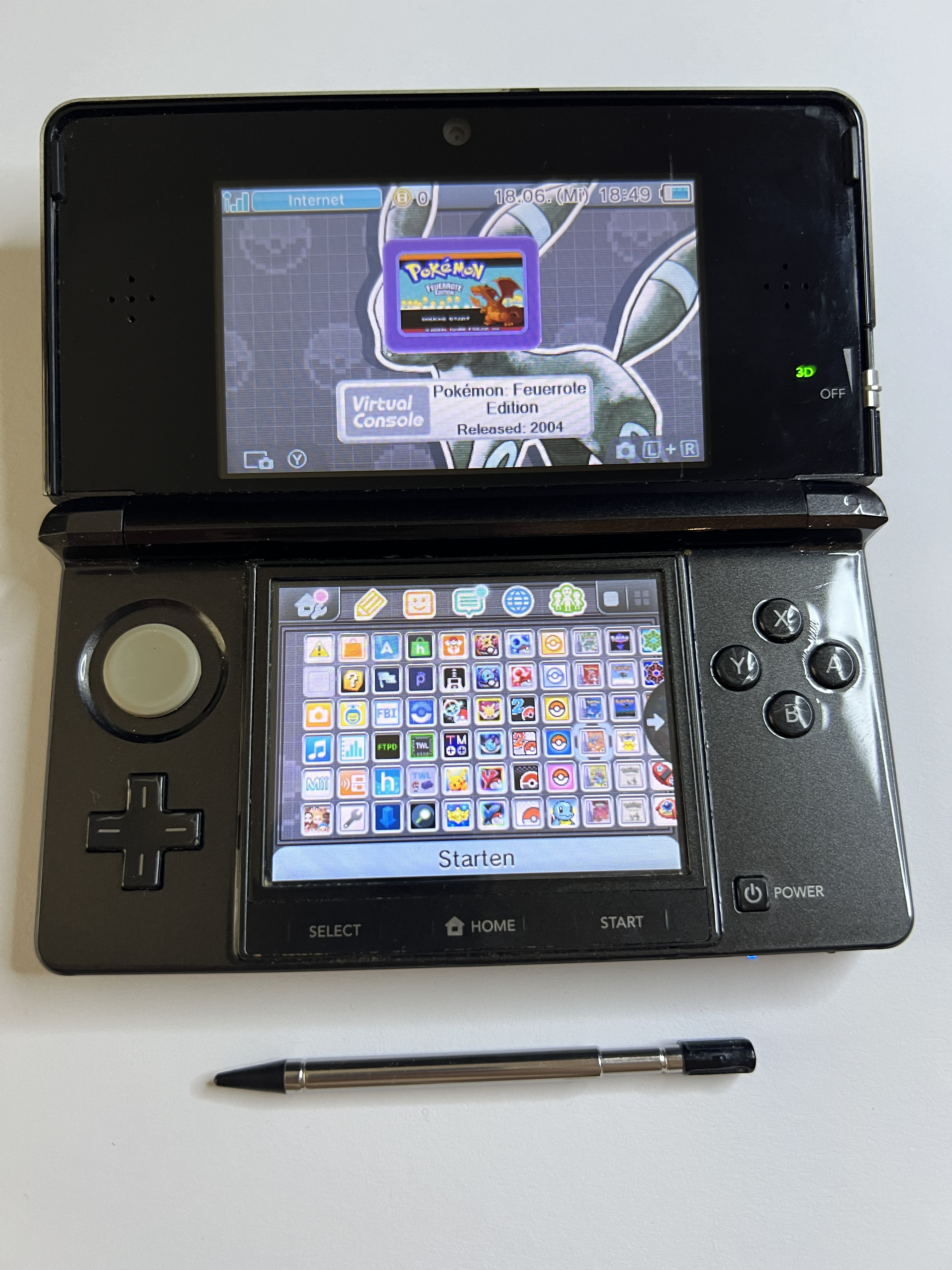 Nintendo 3DS Konsole schwarz mit OVP, 128GB, Pokemon Bank, Poke Mover & vielen Extras
