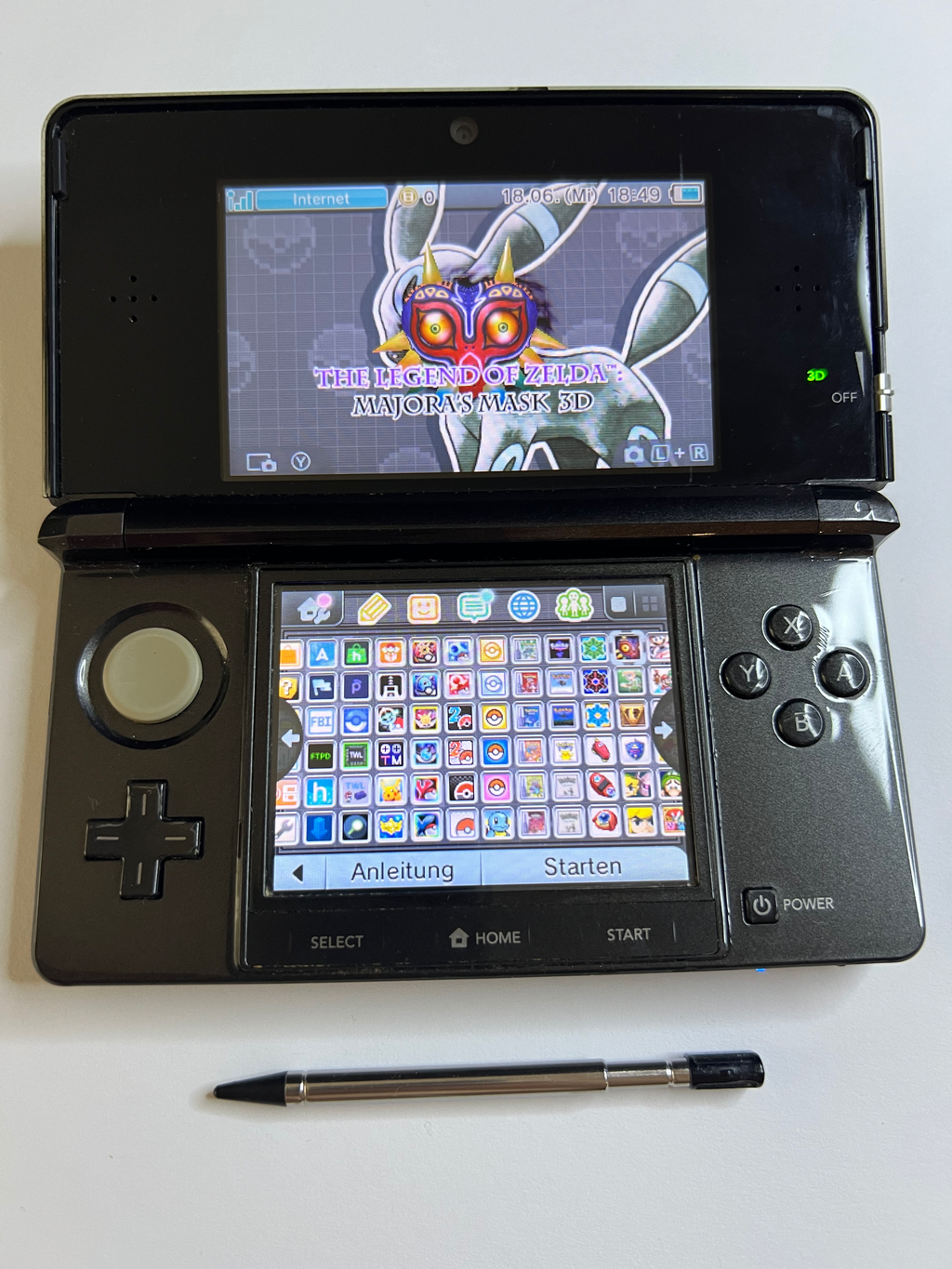 Nintendo 3DS Konsole schwarz mit OVP, 128GB, Pokemon Bank, Poke Mover & vielen Extras