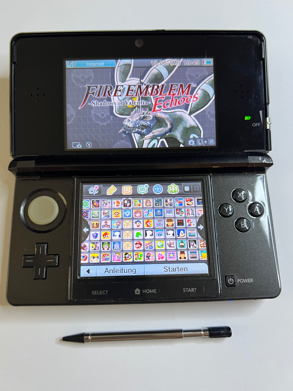 Nintendo 3DS Konsole schwarz mit OVP, 128GB, Pokemon Bank, Poke Mover & vielen Extras
