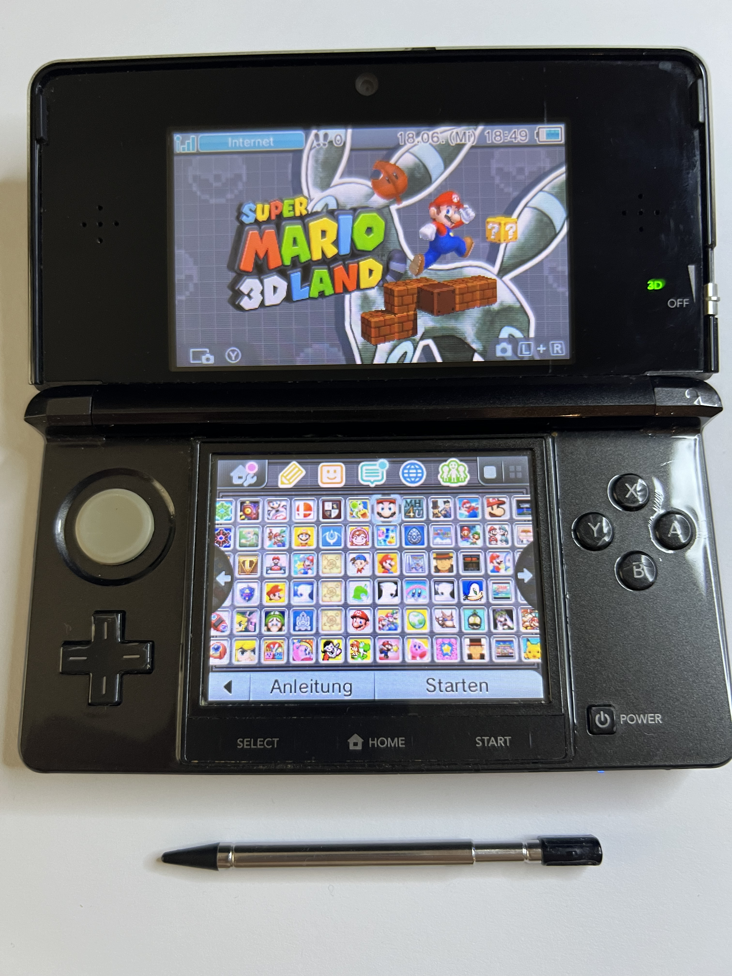 Nintendo 3DS Konsole schwarz mit OVP, 128GB, Pokemon Bank, Poke Mover & vielen Extras