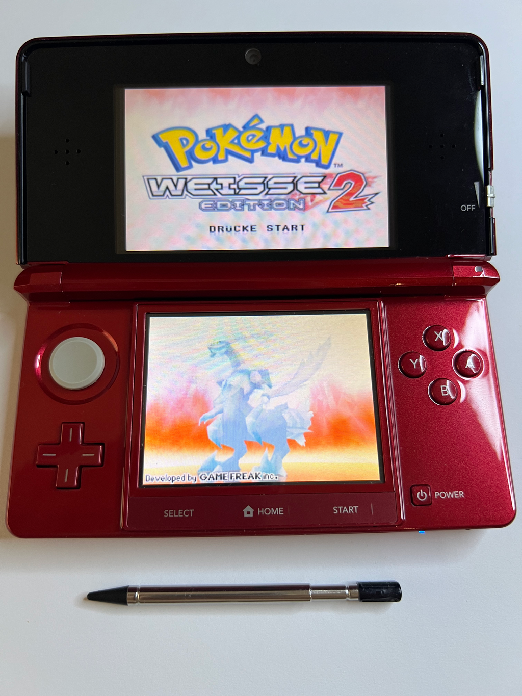 Nintendo 3DS Konsole rubin rot mit 128GB, Pokemon Bank, Poke Mover & vielen Extras