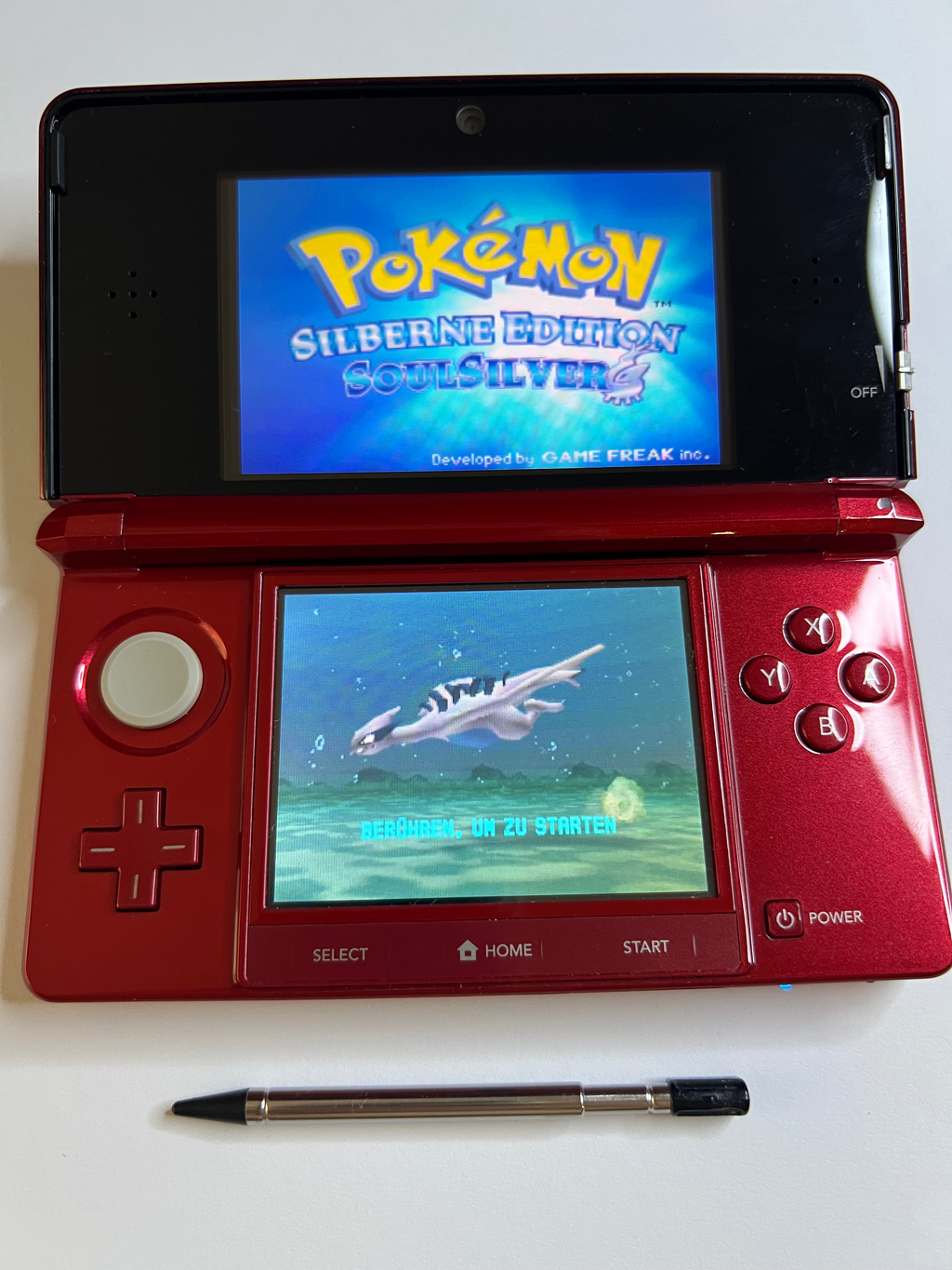 Nintendo 3DS Konsole rot mit 128GB, Pokemon Bank, Poke Mover & vielen Extras